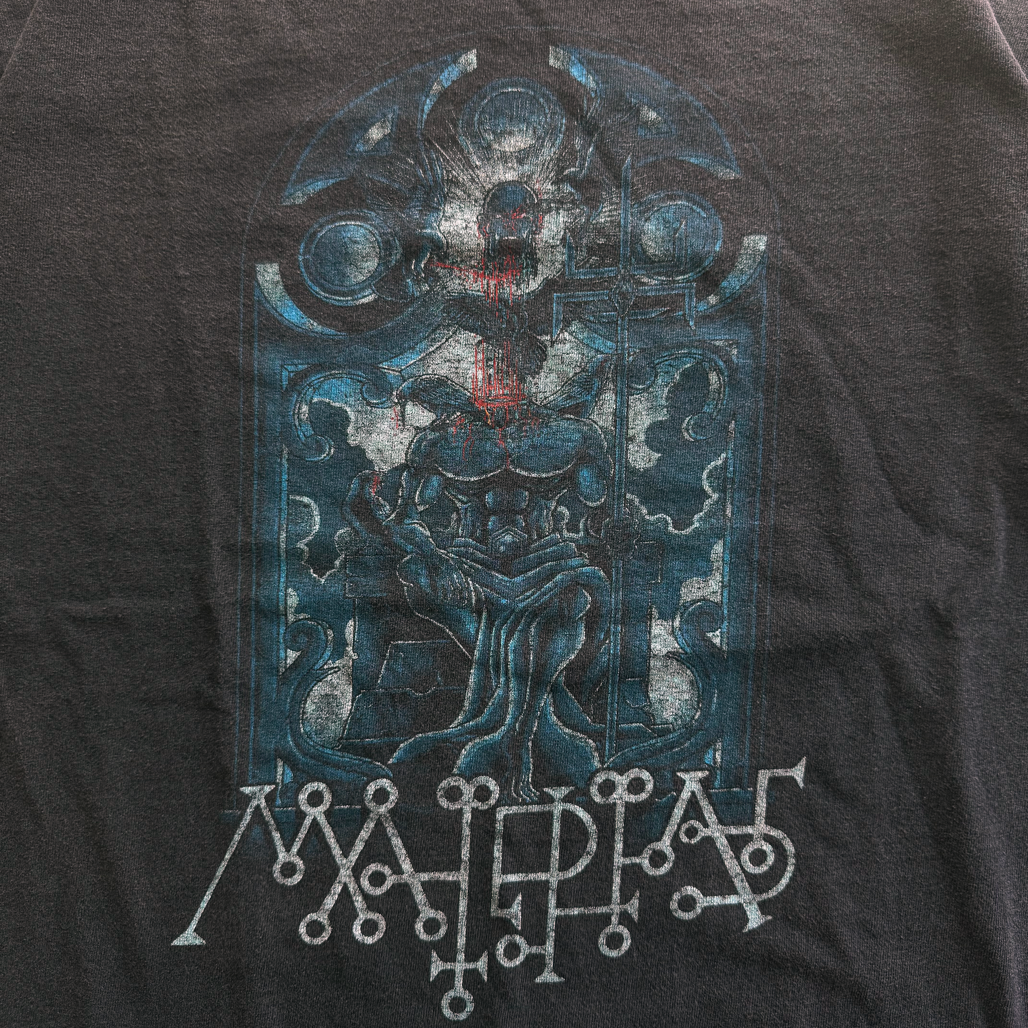 Vintage 2000s Malphas Black Metal Band Tee
