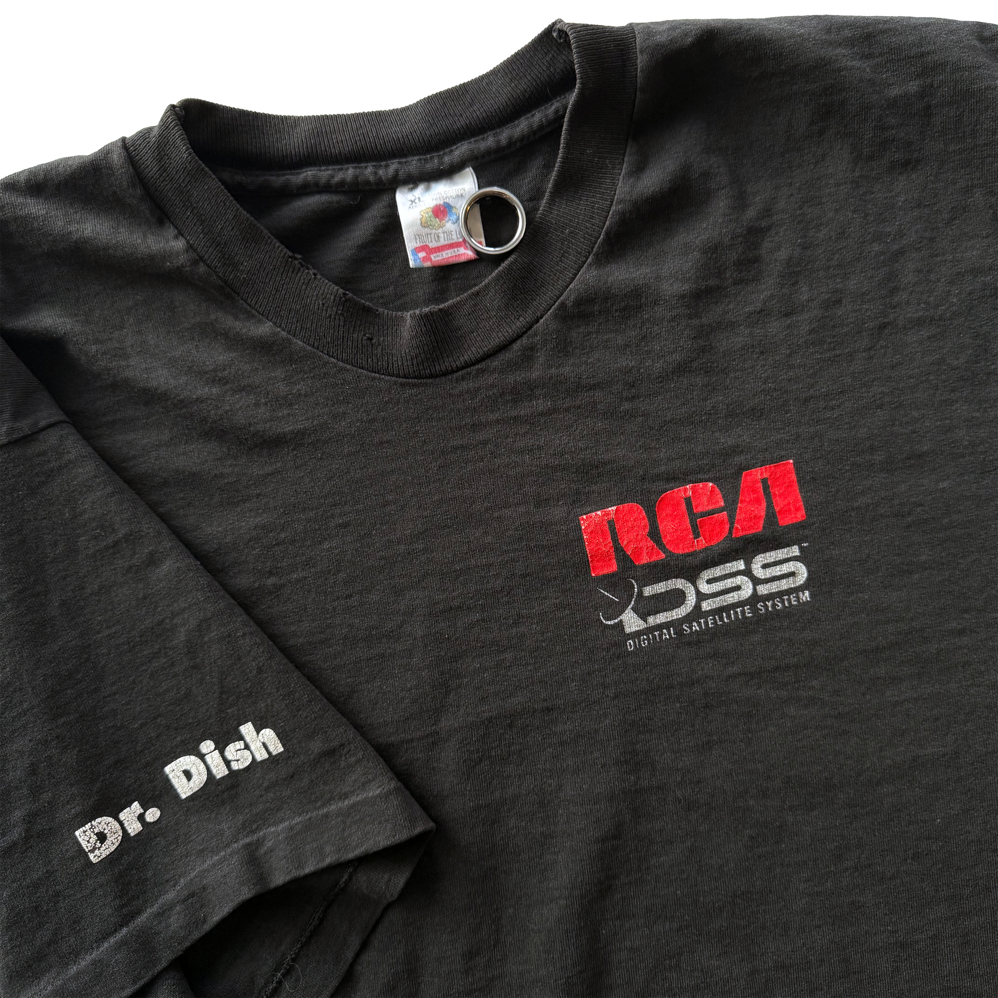 Vintage 1994 RCA DSS Dr. Dish Dog Tee