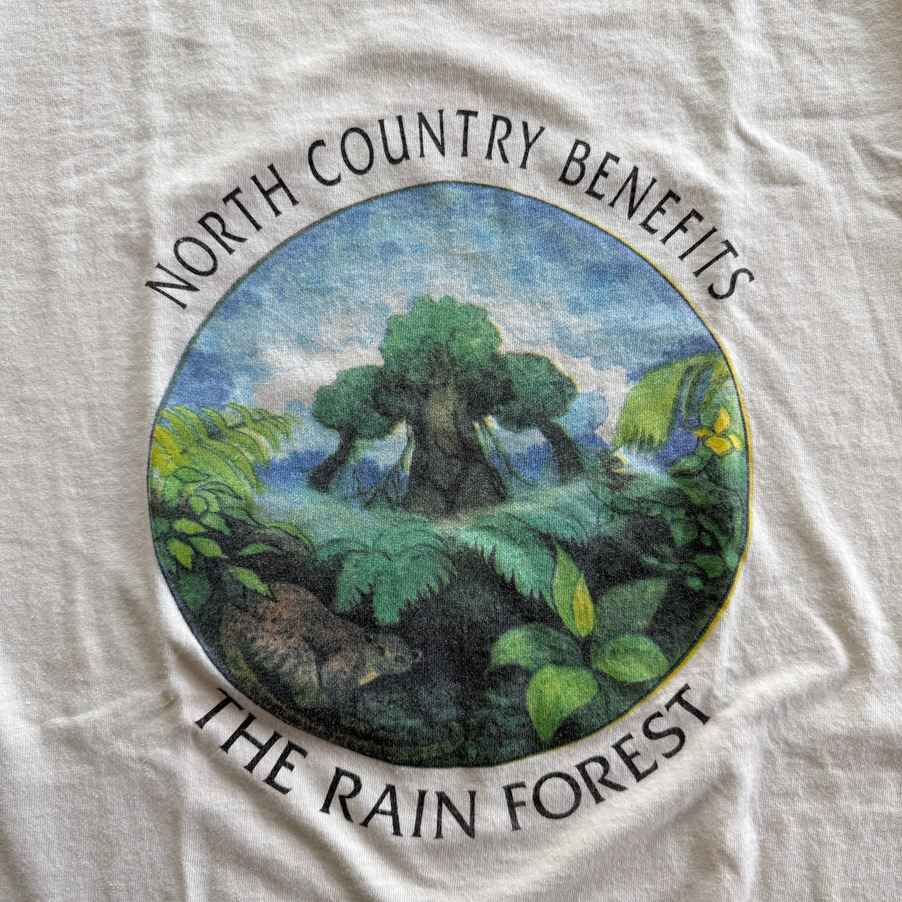 Vintage 1992 Rain Forest Conservation Nature Tee