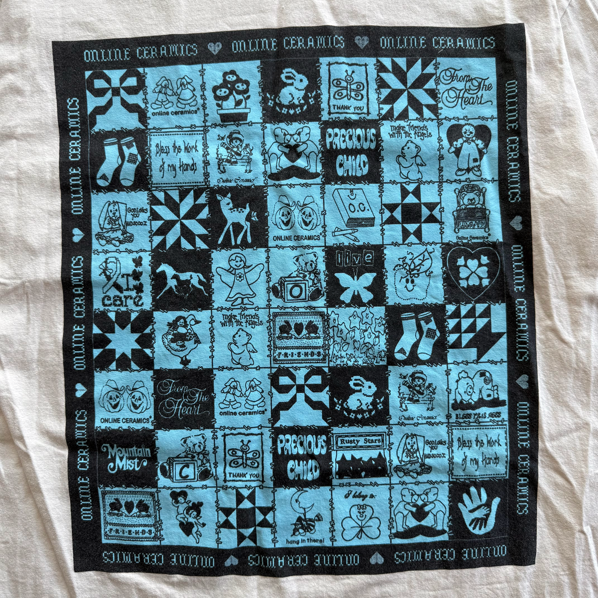 Online Ceramics 2023 Mountain Mist Quilt Tee