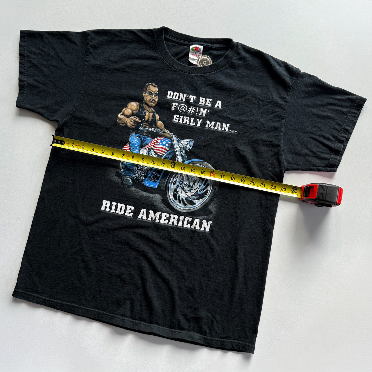 Vintage 2004 "Ride American" Motorcycle Tee