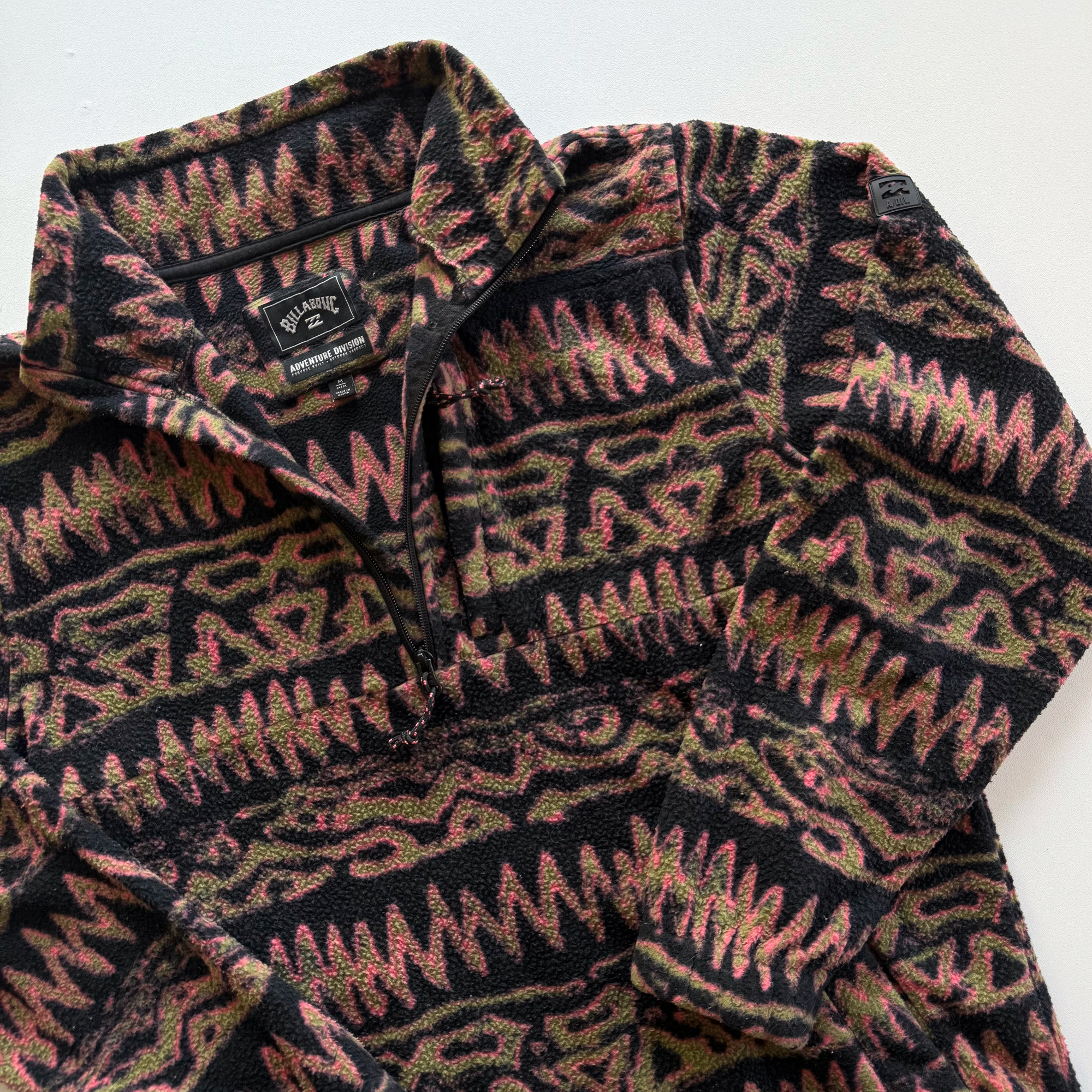 Vintage 2000s Billabong Boundary Quarter Zip Fleece Sweatshirt