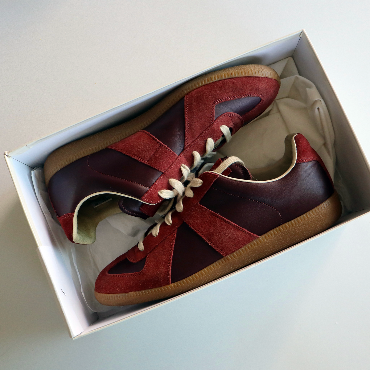 Maison Margiela 2015 Burgundy Oxblood GATs