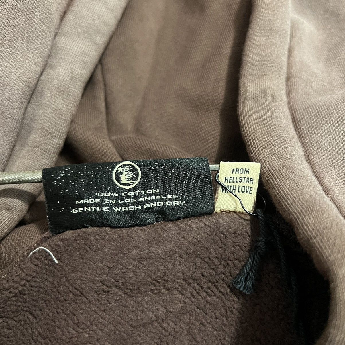 Hellstar SS24 Logo Zip Up Sweatshirt (Blue, Brown, Grey)