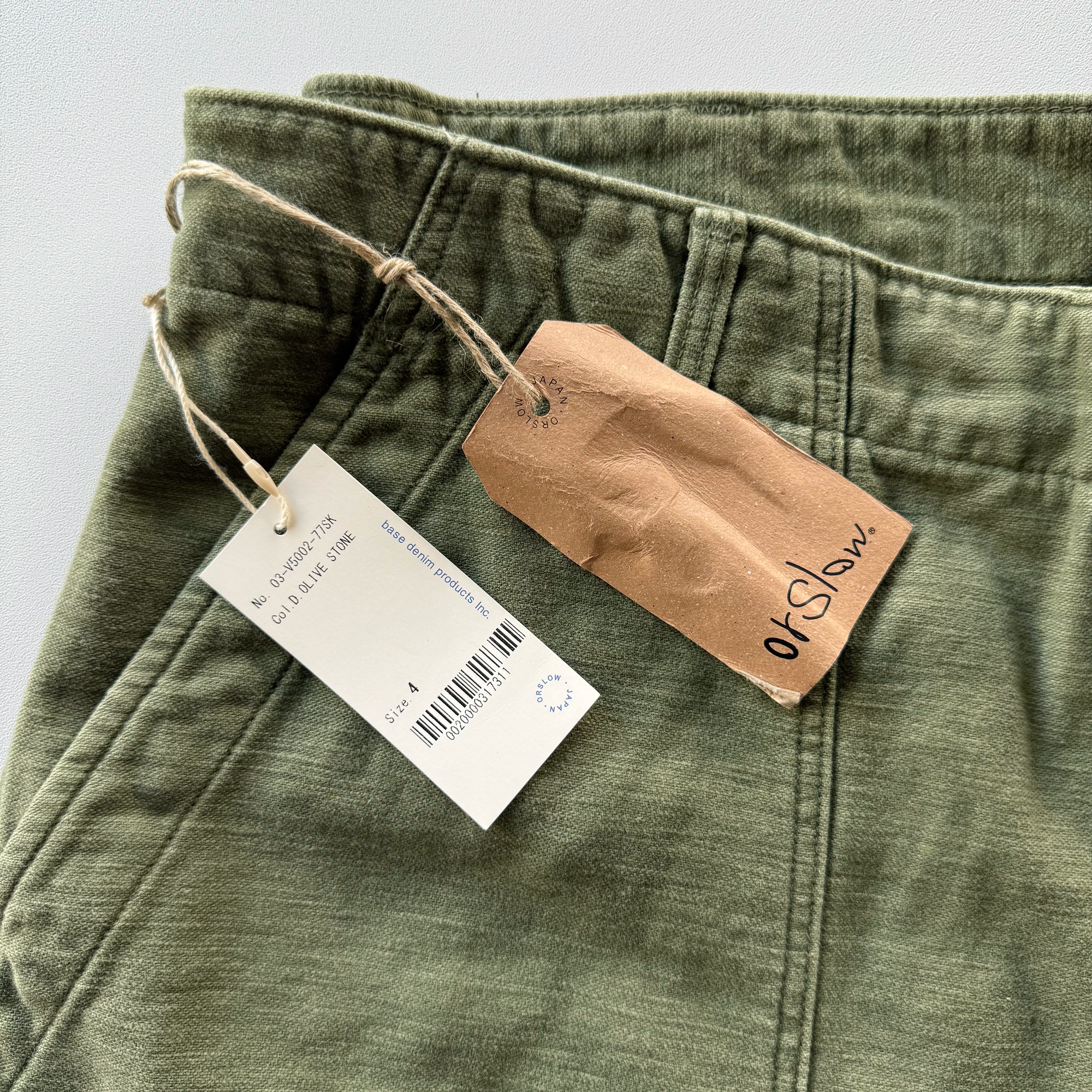 Orslow Real Used Wash Vintage Fit Fatigue Pants