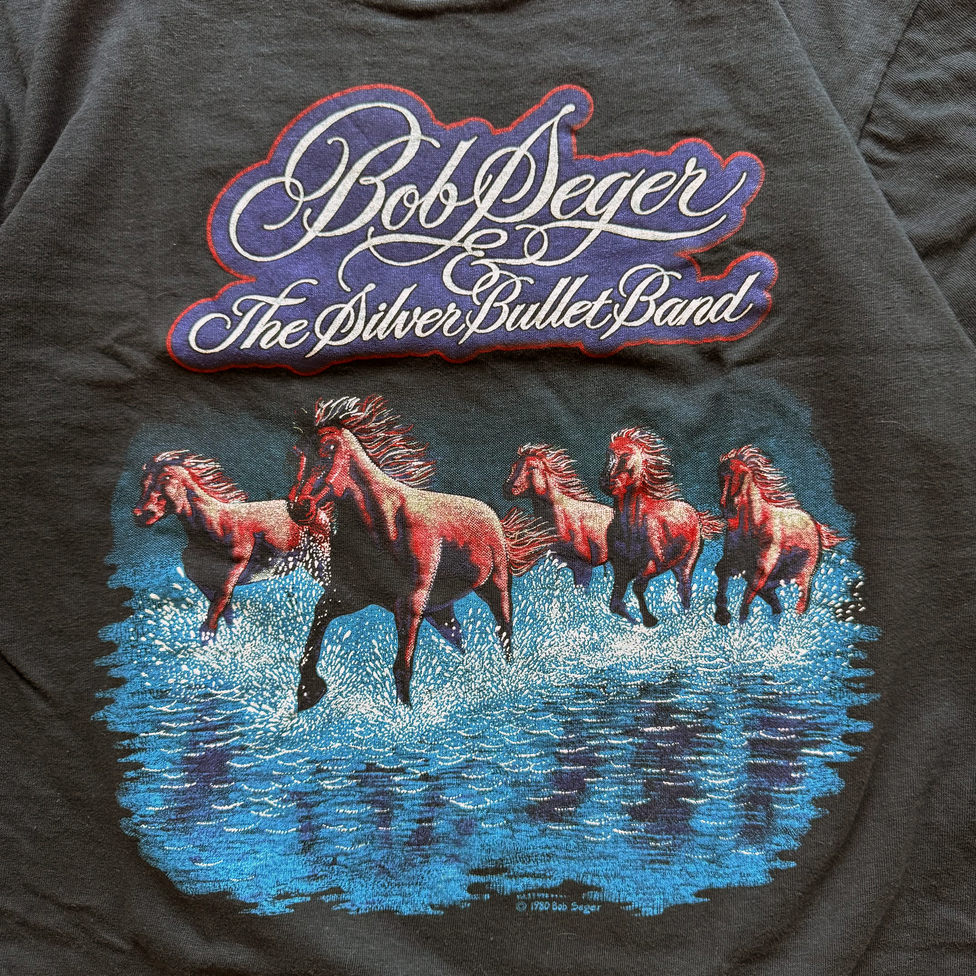 Vintage 1980 Bob Seger & The Silver Bullet Band Tour Tee
