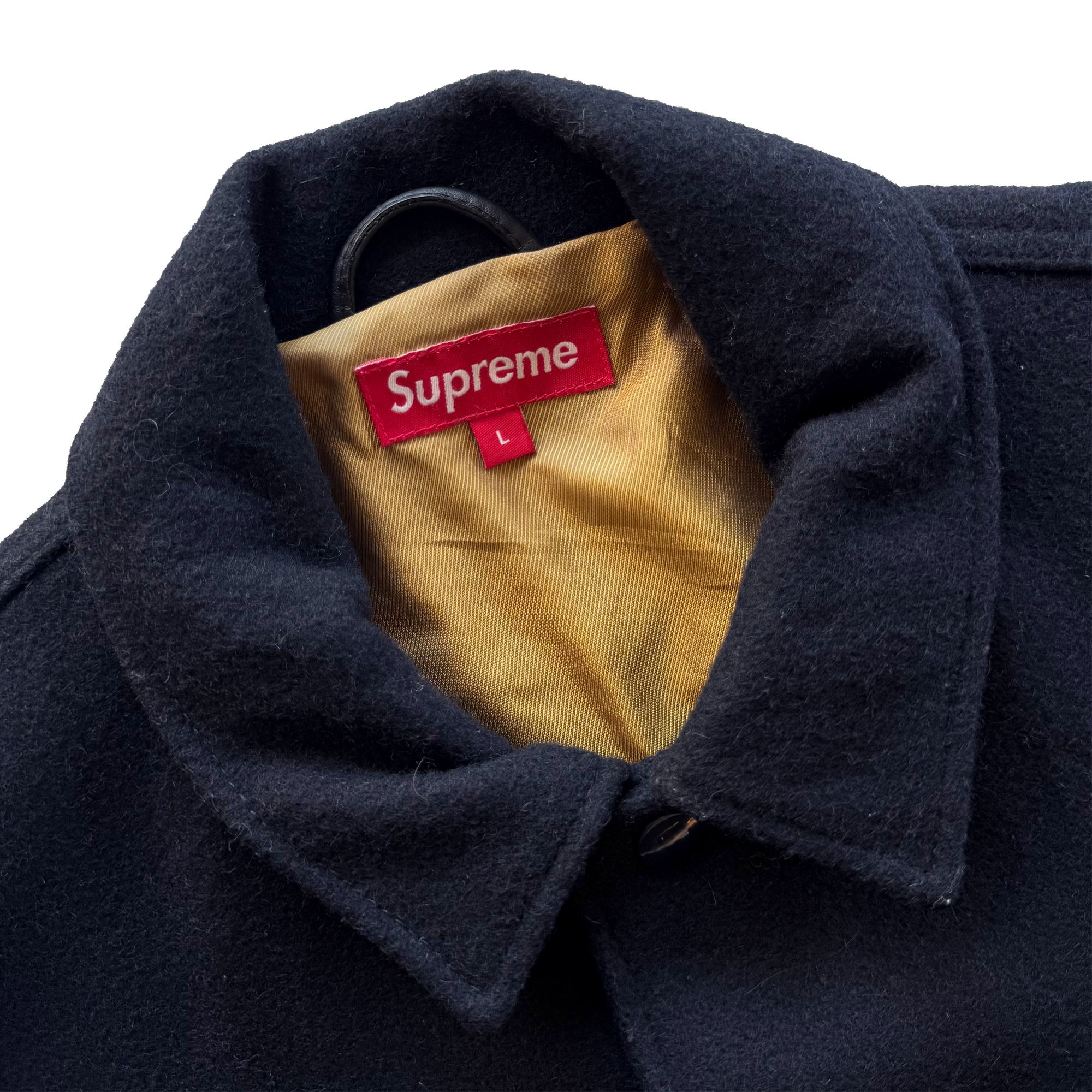 Supreme FW11 Miners Wool Leather Varsity Jacket