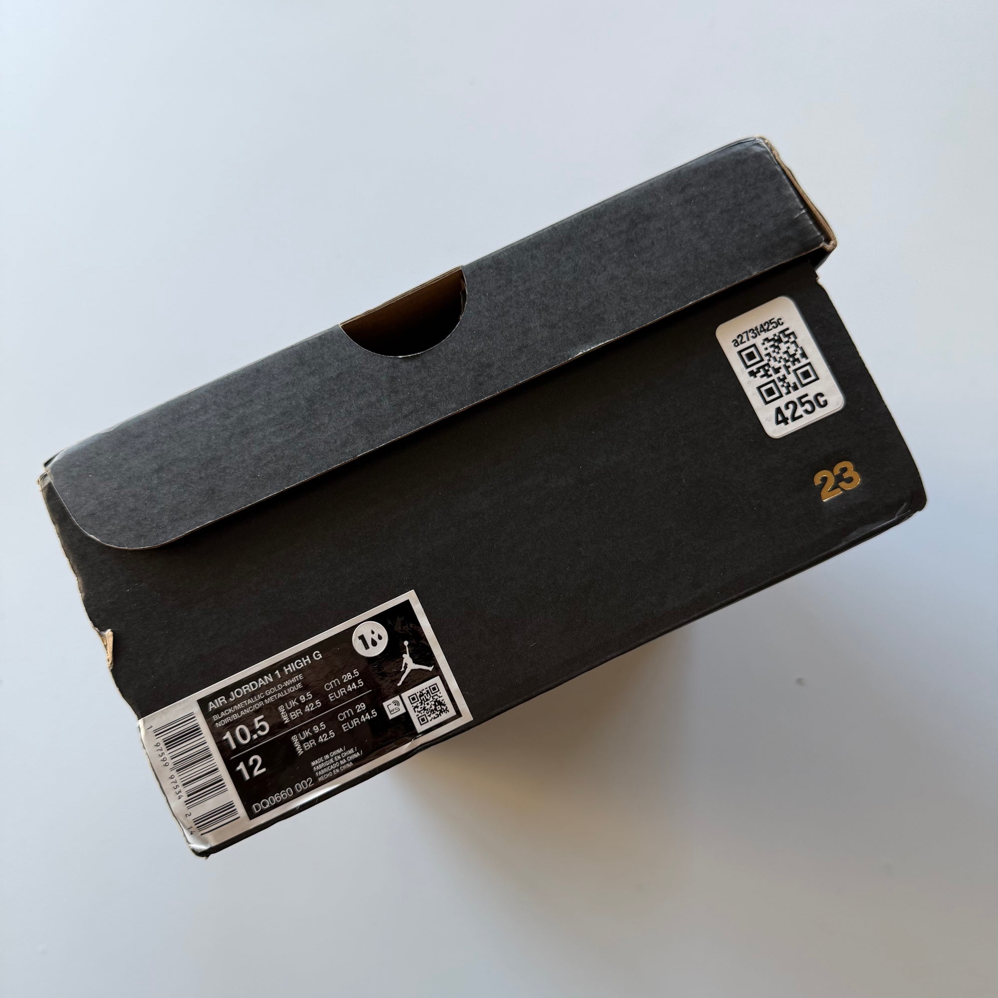 Nike 2024 Air Jordan 1 High Golf 'Gold Toe' (Size 10.5)