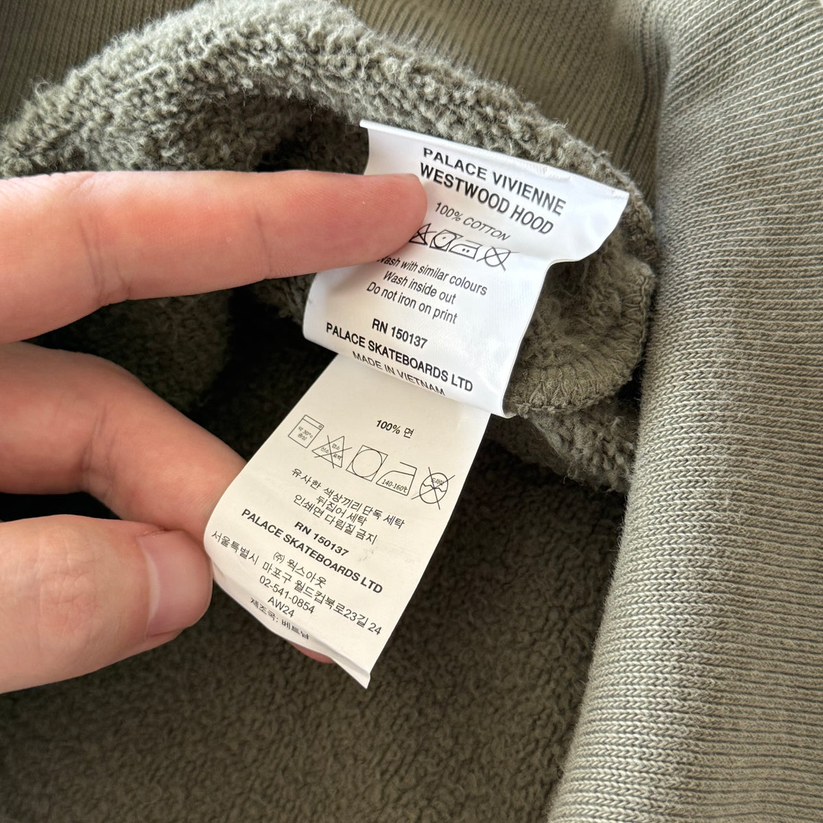 Palace x Vivienne Westwood FW24 Logo Hoodie