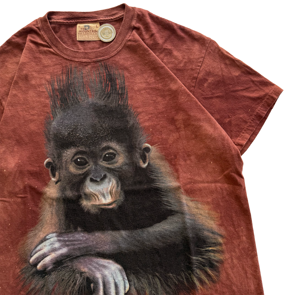 Vintage 1998 Baby Monkey Orangutan Tee