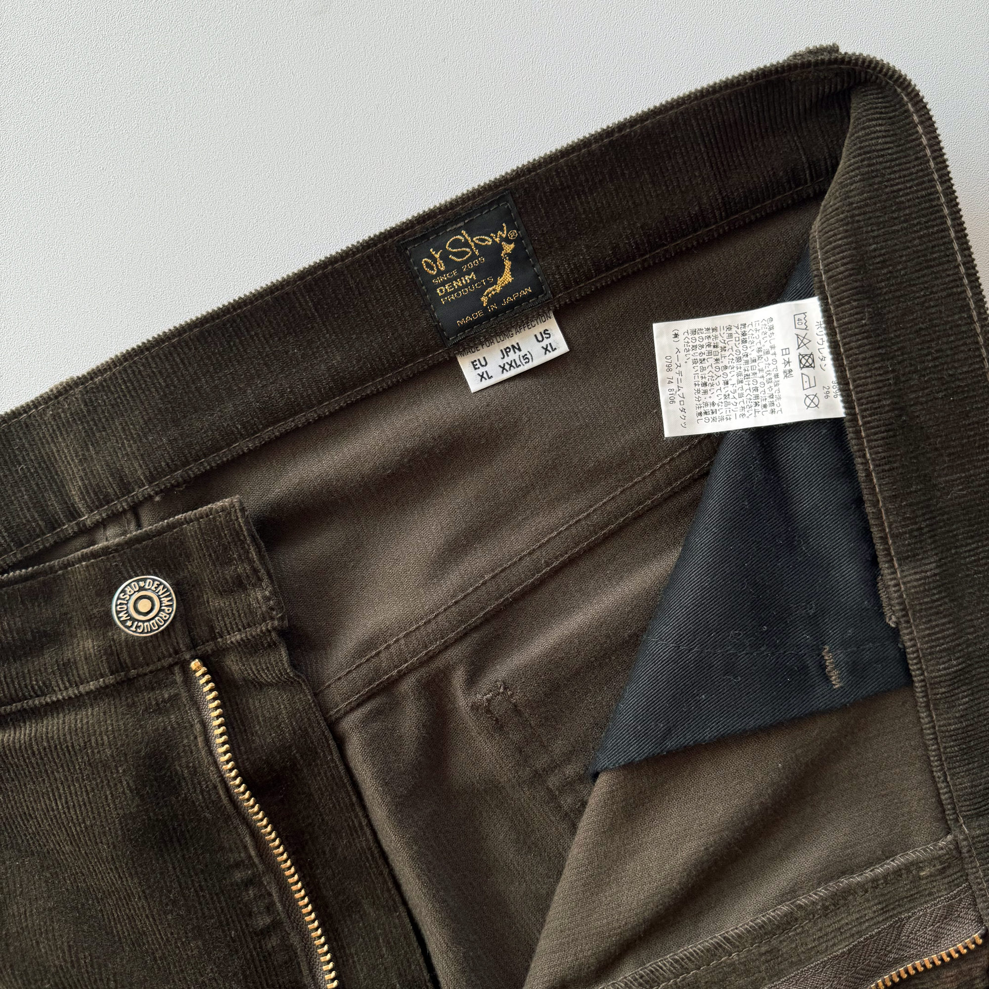 OrSlow Pen Slim Corduroy Pants