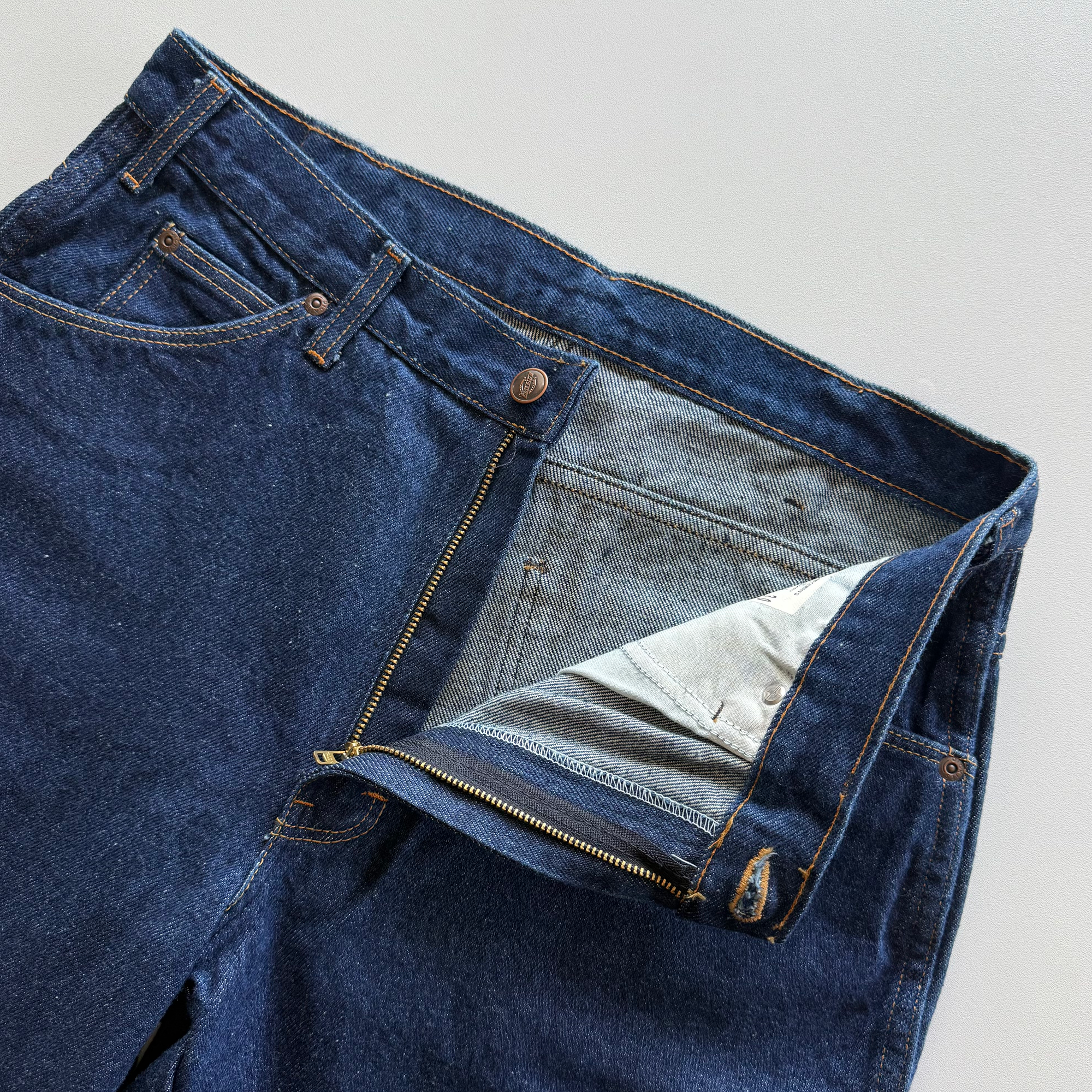 Vintage 1990s Dickies Blue Denim Straight Leg Jeans (34x30)