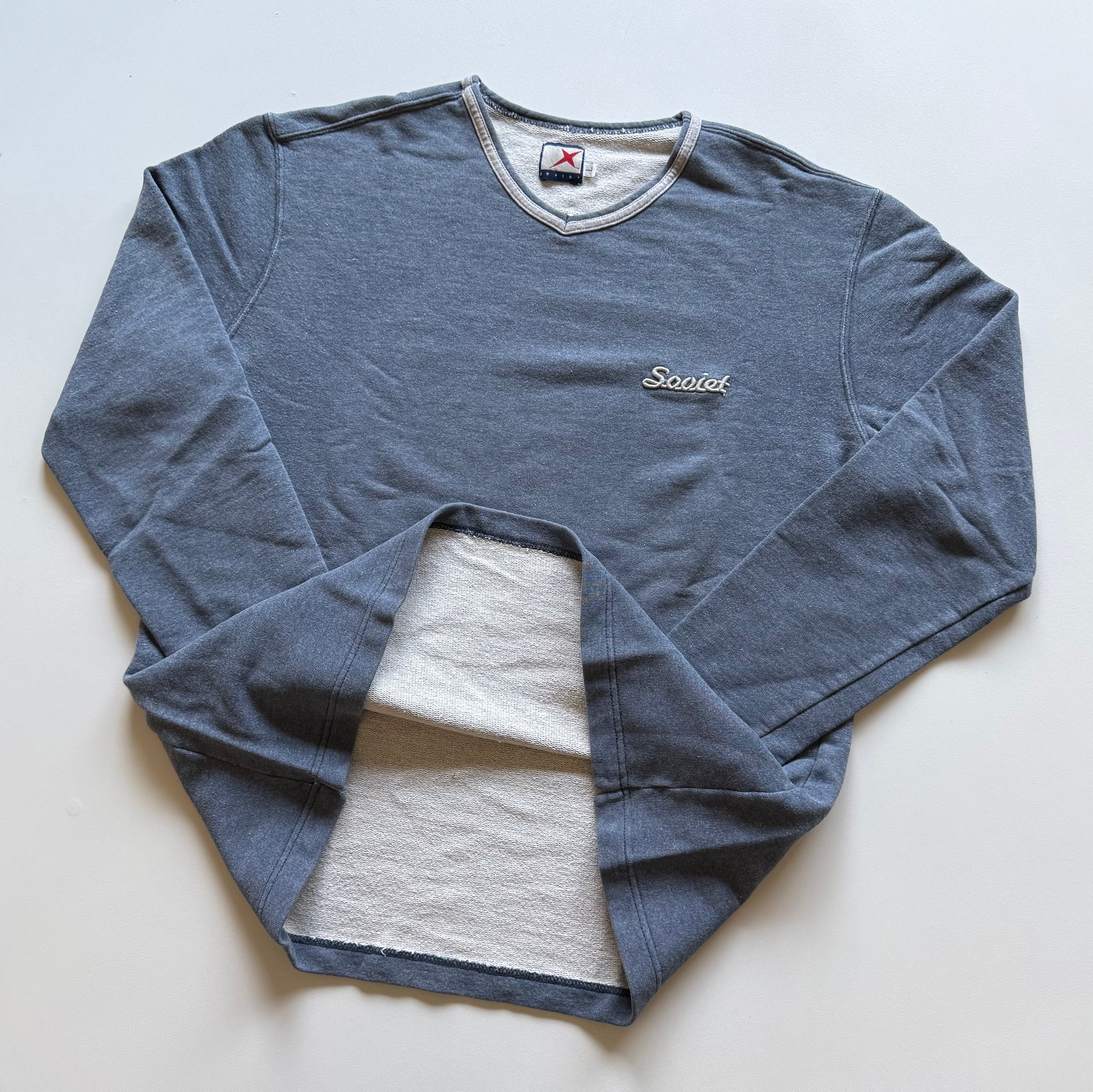 Vintage 1990s Soviet Script Sweatshirt