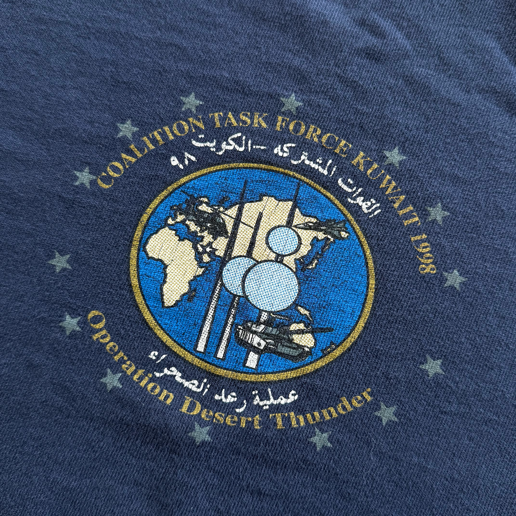 Vintage 1998 Operation Desert Thunder Task Force Tee