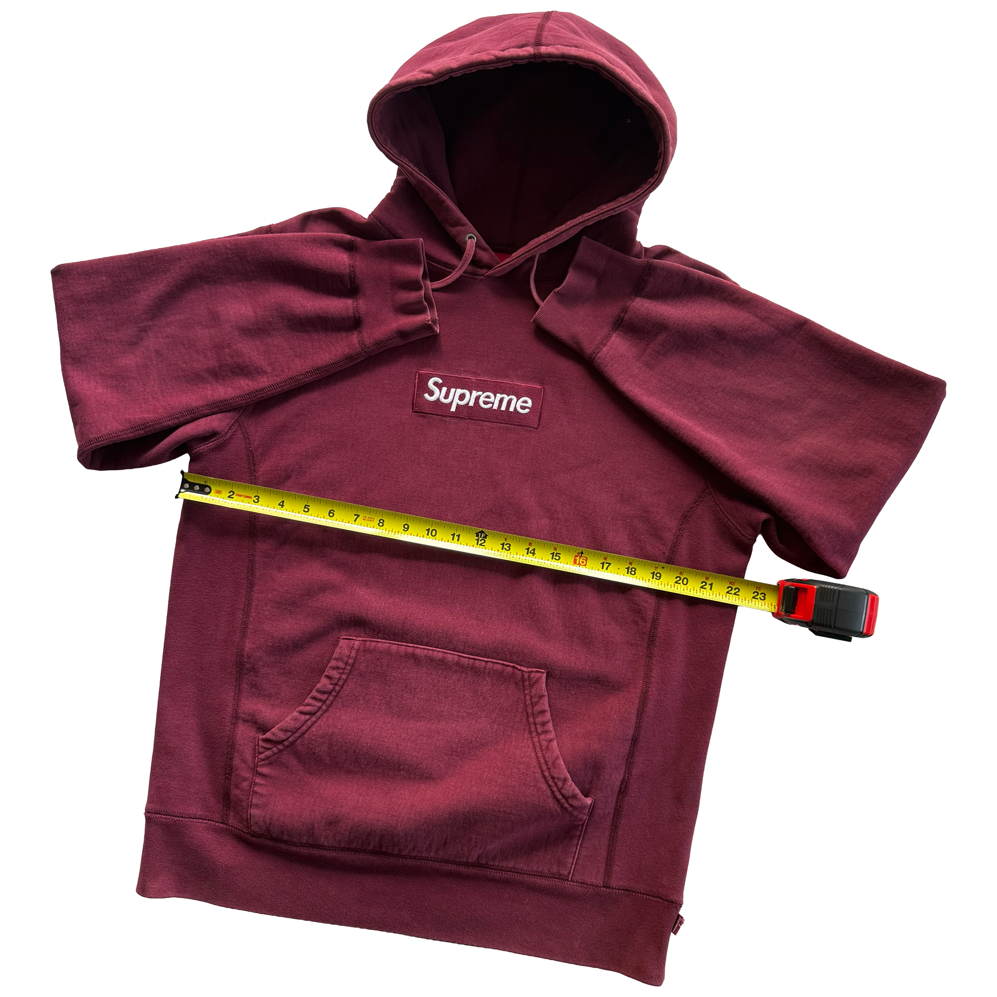 Supreme FW11 Burgundy Box Logo Hoodie