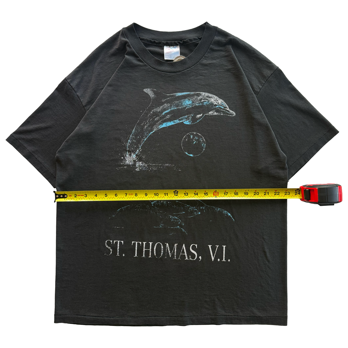 Vintage 1993 St. Thomas Virgin Islands Dolphin Souvenir Tee