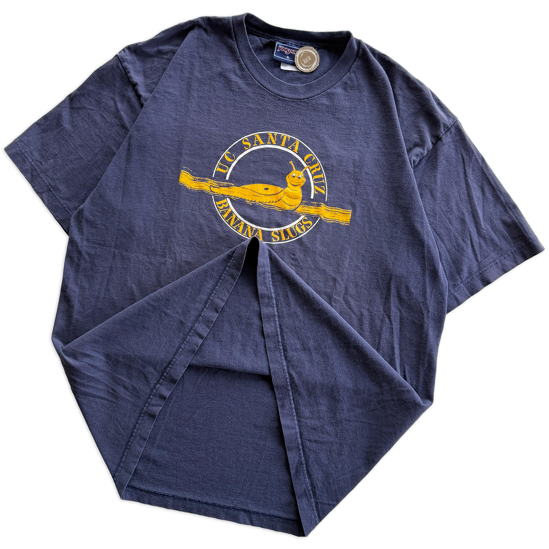 Vintage 2000s UC Santa Cruz Banana Slugs Slimed Tee