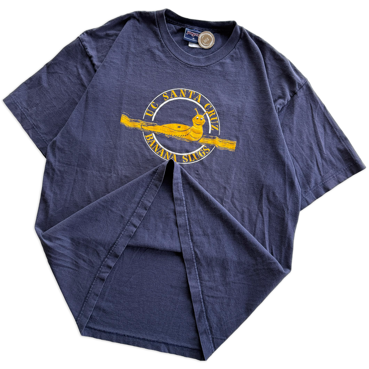 Vintage 2000s UC Santa Cruz Banana Slugs Slimed Tee