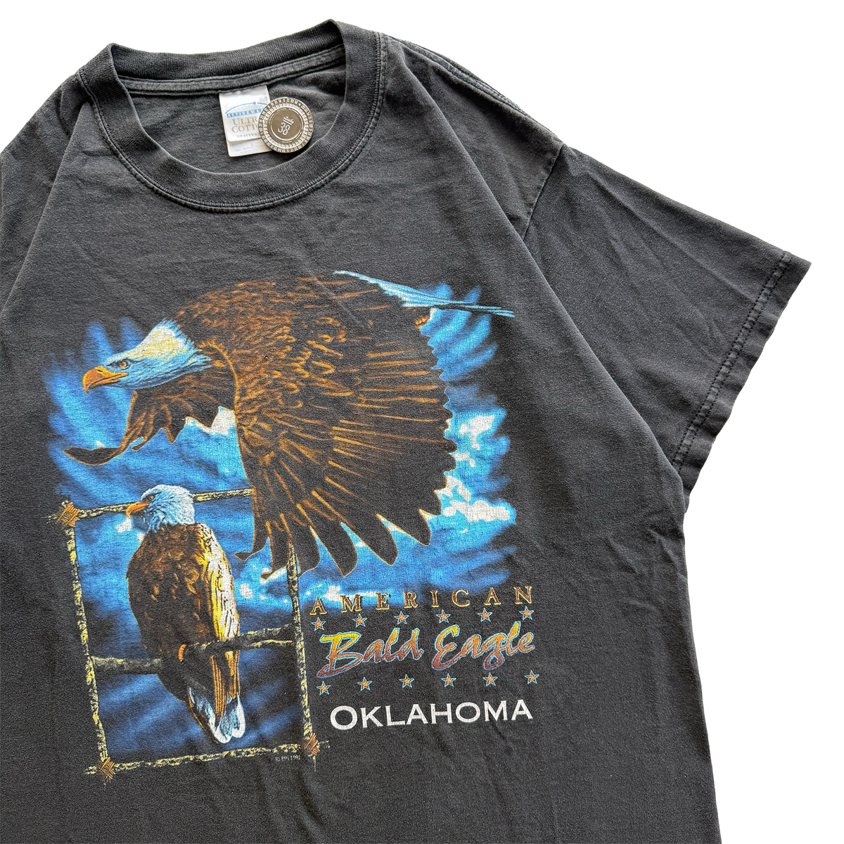 Vintage 1997 American Bald Eagle USA Fader Tee