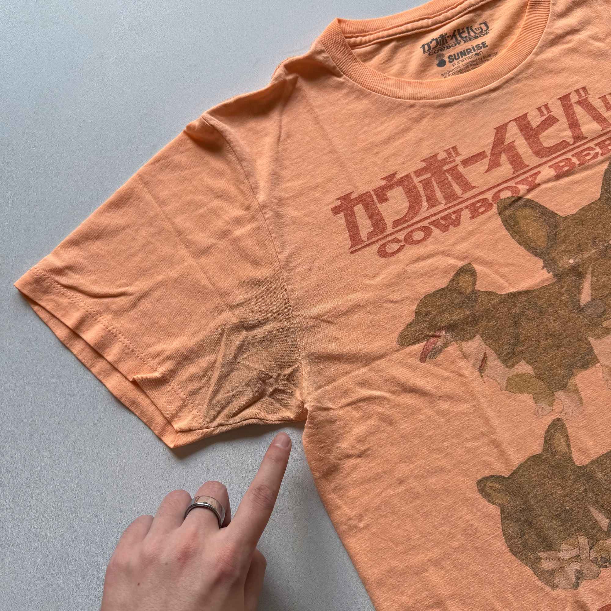 Vintage 2010s Cowboy Bebop Ein Corgi Sunrise Funimation Tee (Medium)