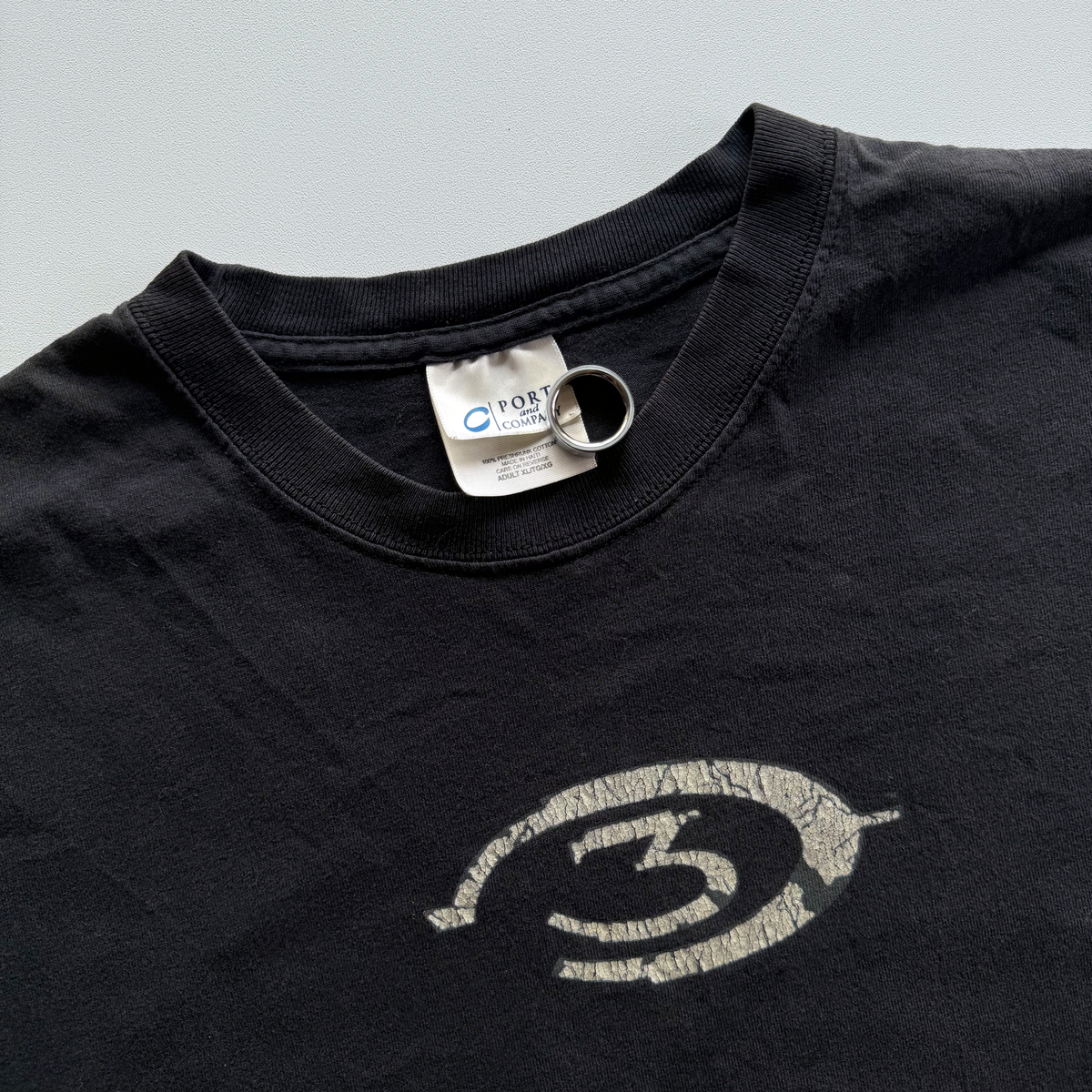 Vintage 2007 Halo 3 Flocked Logo Tee