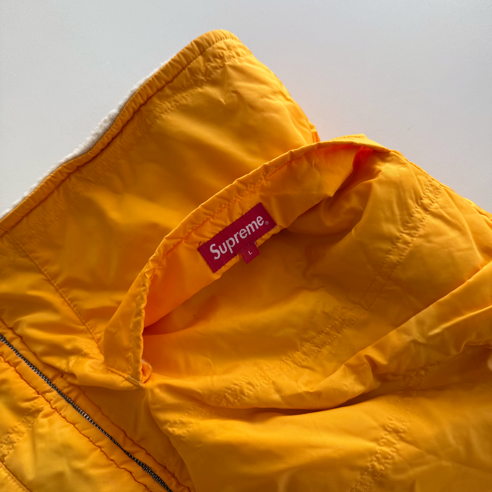 Supreme FW16 Sherpa Fleece Reversible Work Vest