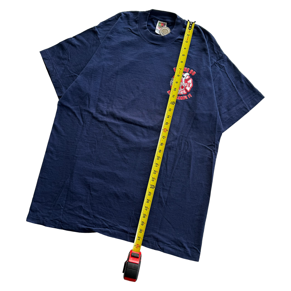 Vintage 1997 Chicago Fire Department Engine 98 Road Runner Tee