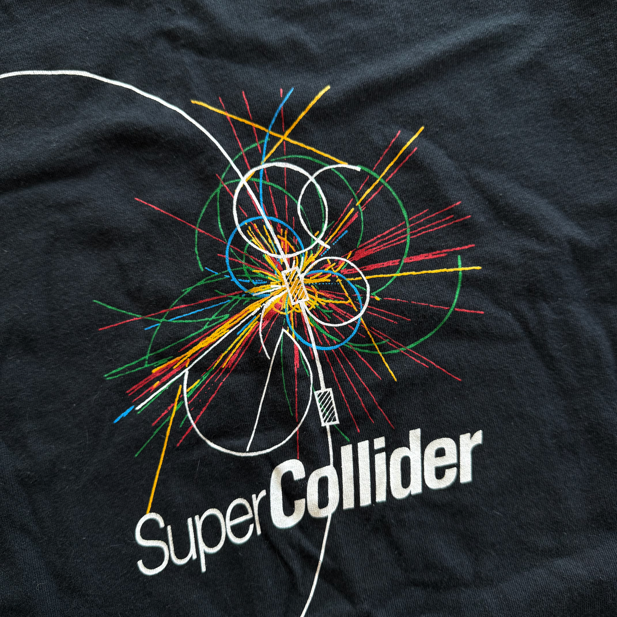 Vintage 1990s Supercollider CERN Fermilab NASA SETI Tee