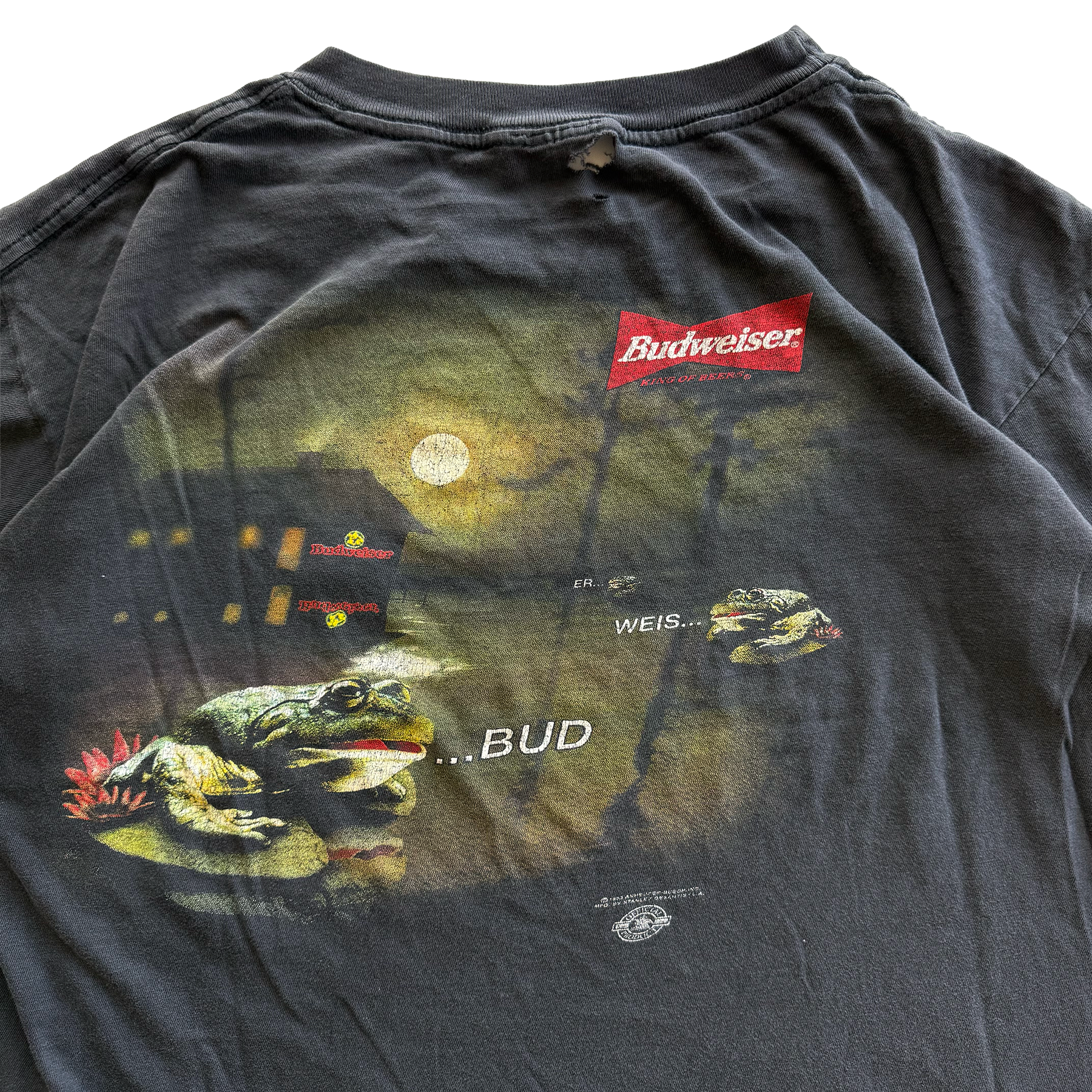 Vintage 1995 Budweiser Frogs Tee