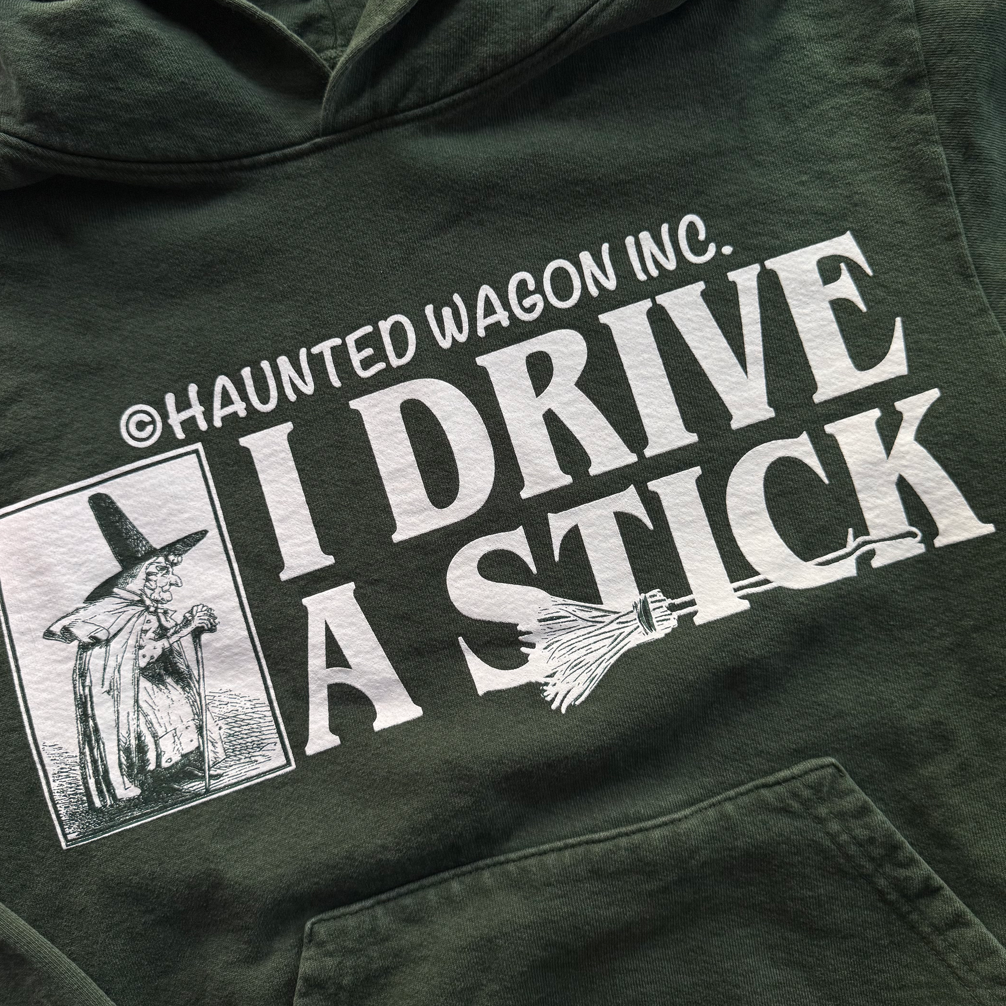 Online Ceramics FW23 "I Drive A Stick" Witch Hoodie