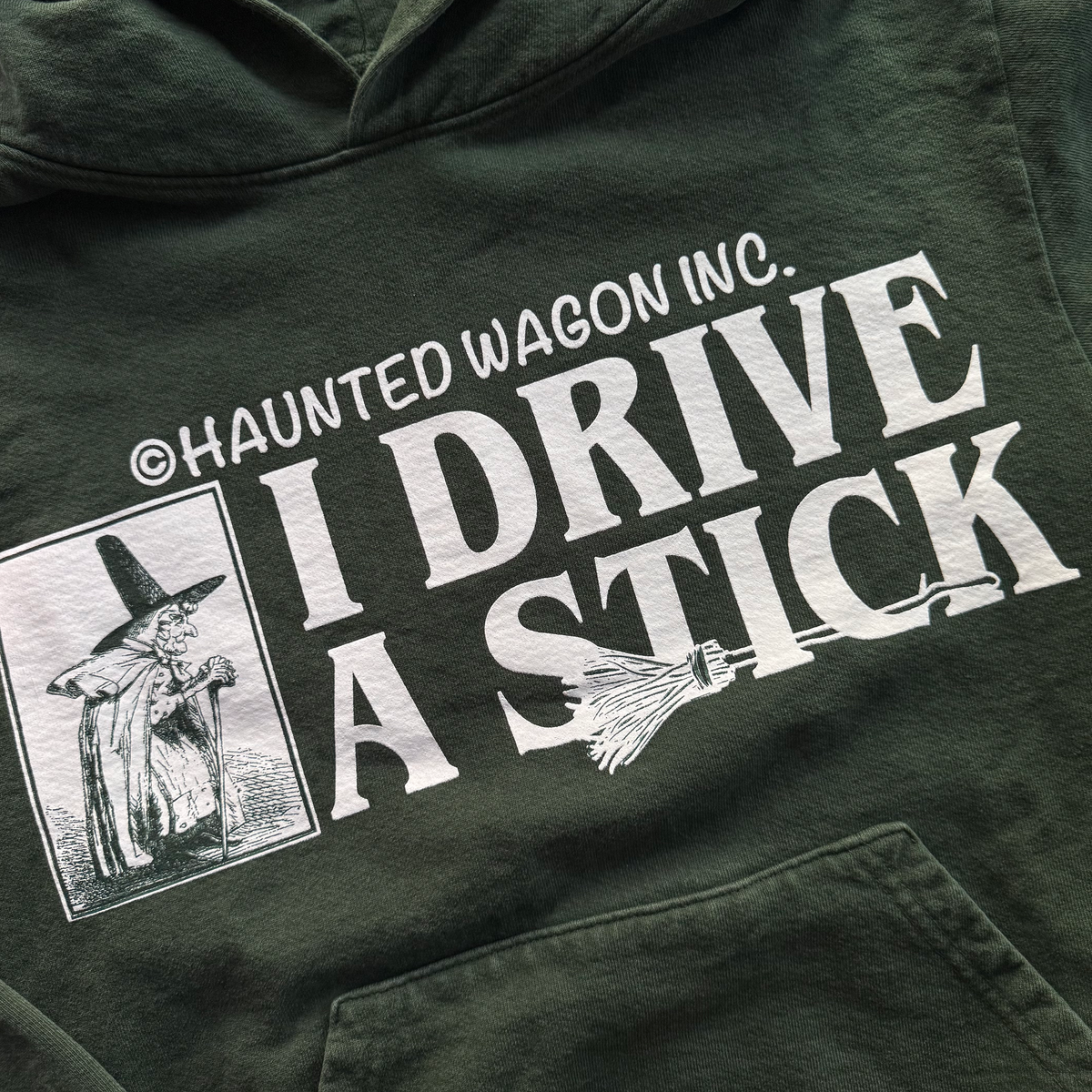Online Ceramics FW23 "I Drive A Stick" Witch Hoodie