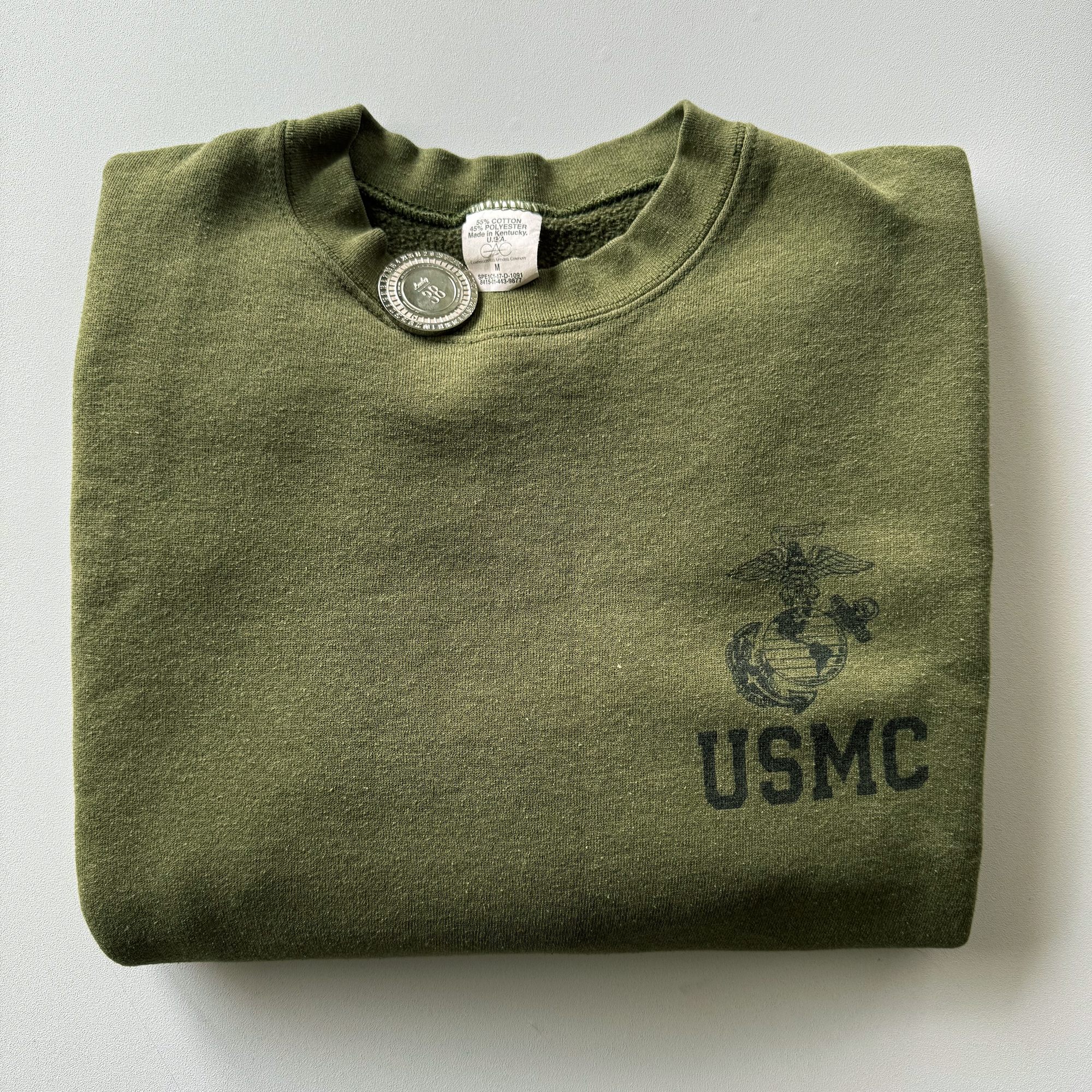 Vintage 1990s Campbellsville Apparel USMC Sweatshirt