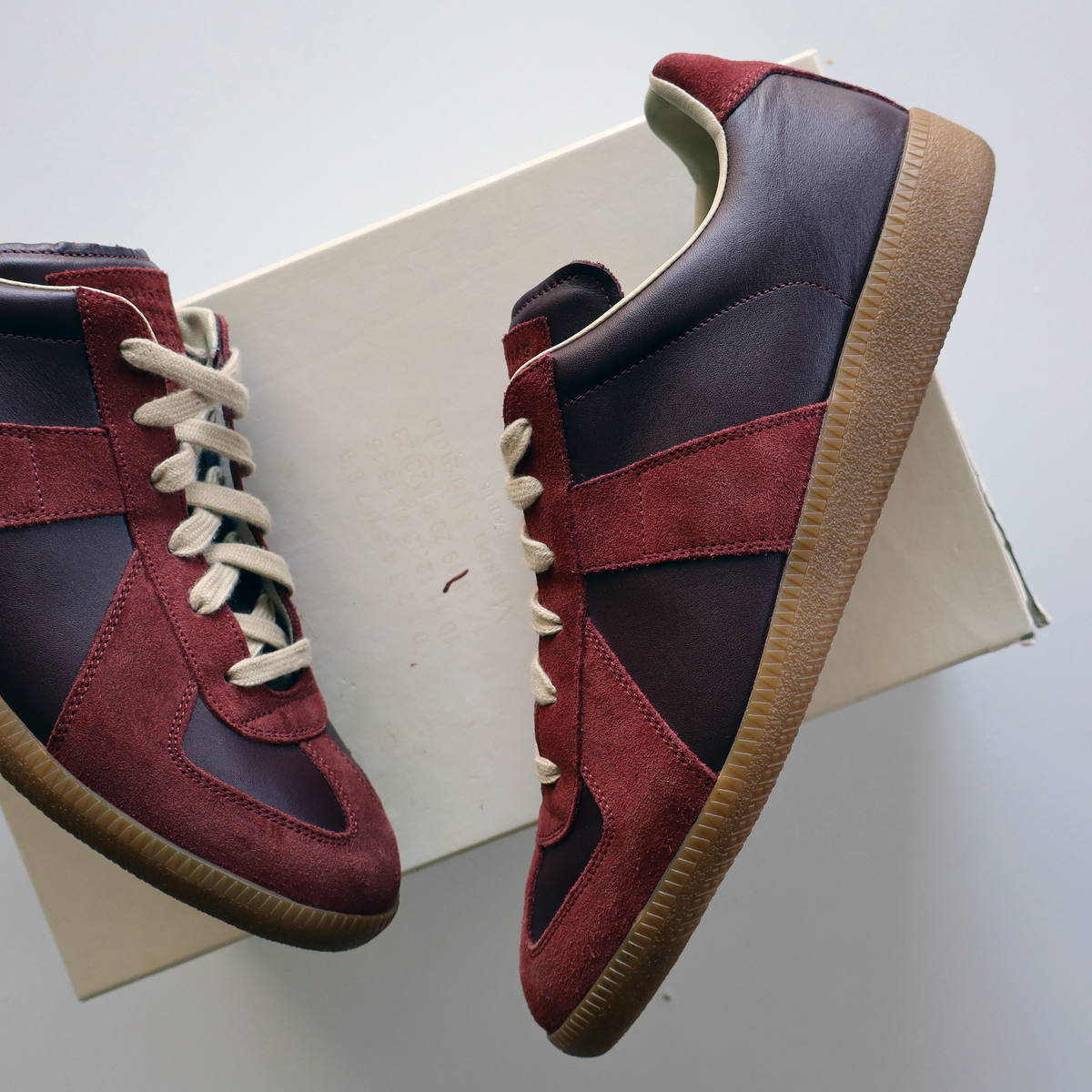 Maison Margiela 2015 Burgundy Oxblood GATs