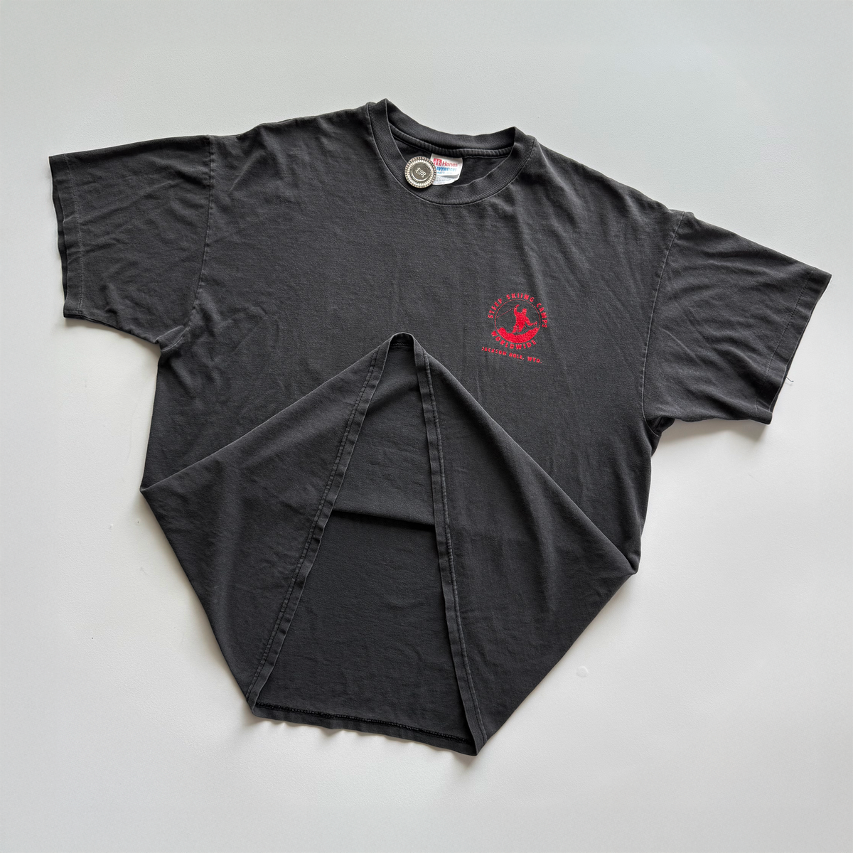 Vintage 1990s Steep Skiing Camps Jackson Hole Wyoming Tee