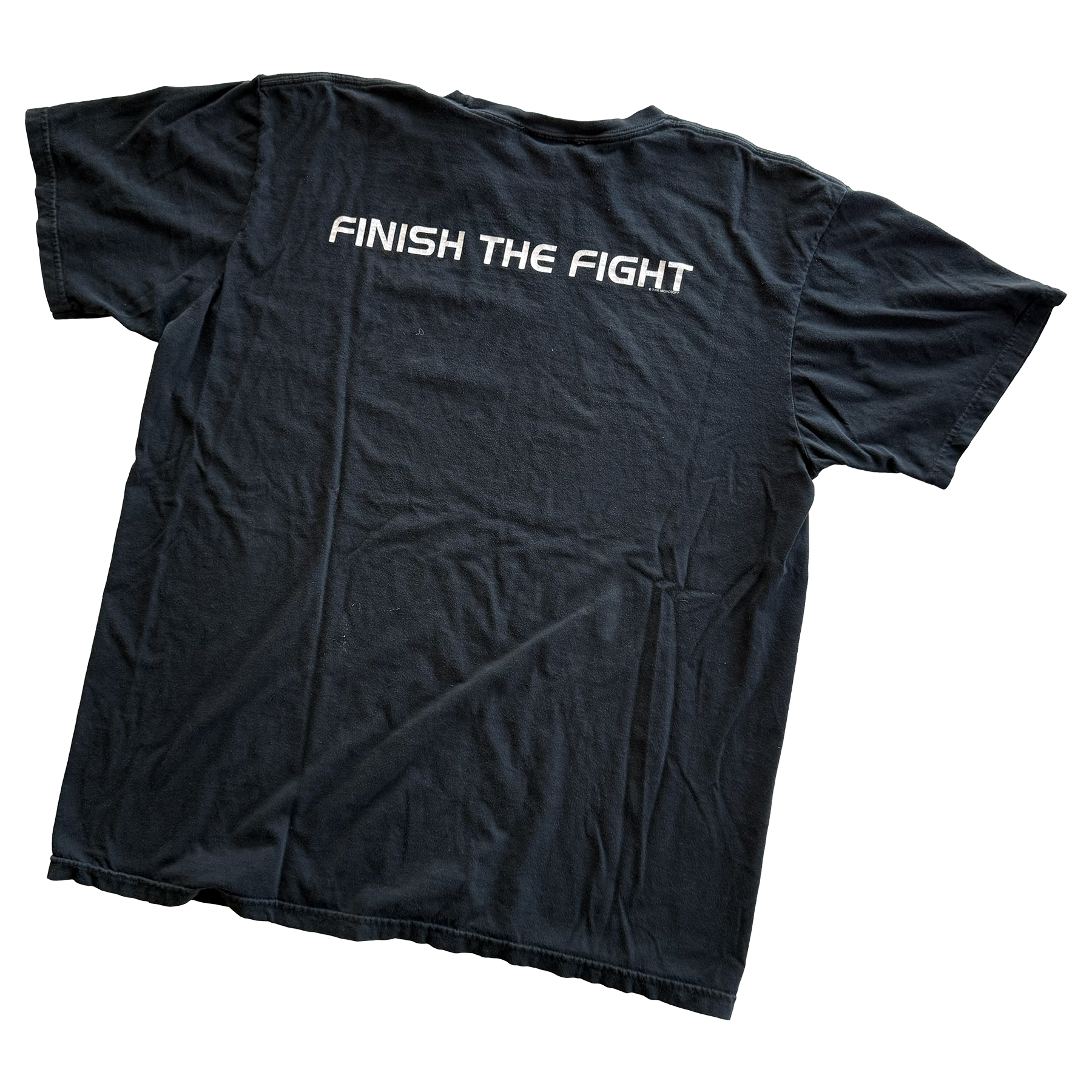 Vintage 2007 Halo 3 Logo Finish The Fight Promo Tee