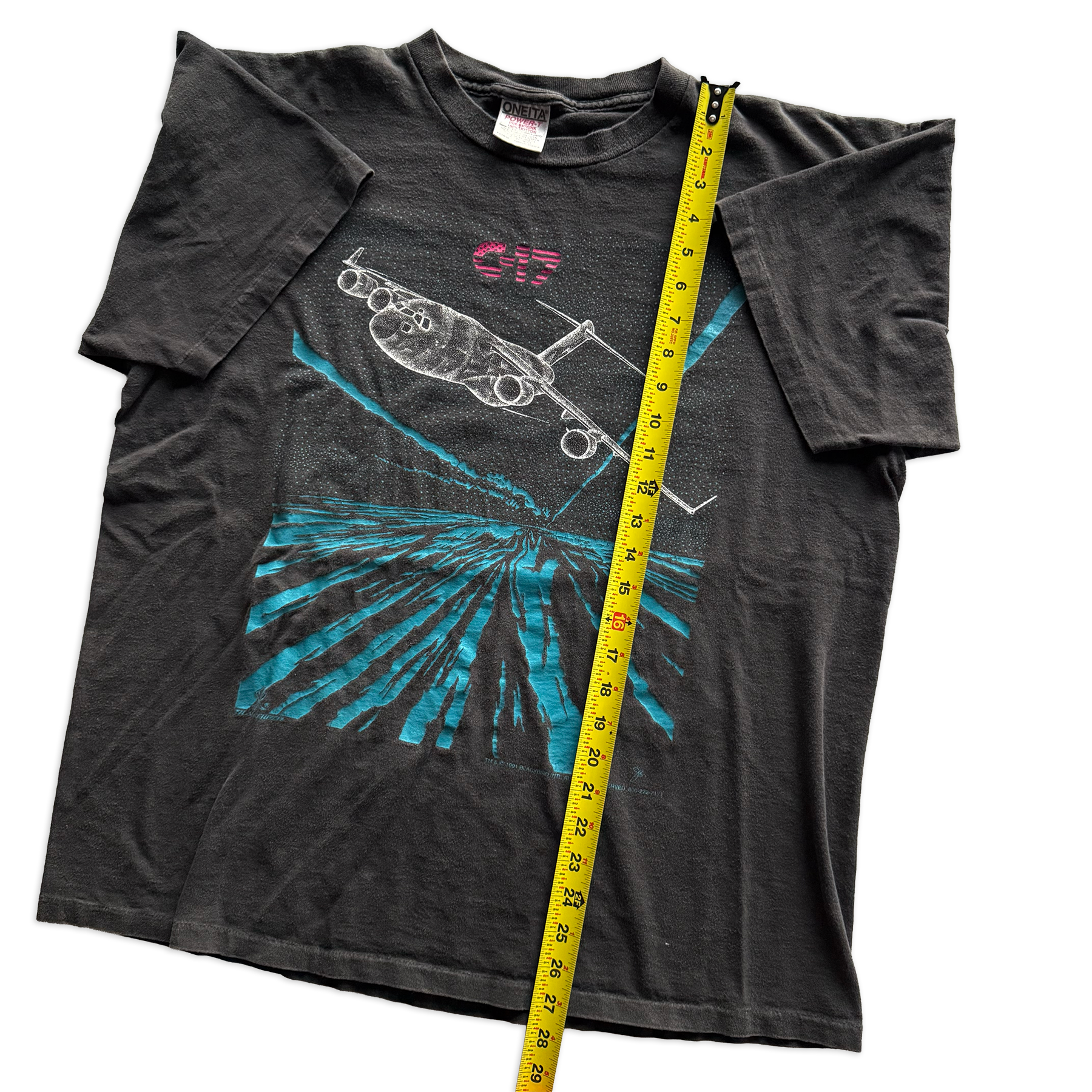 Vintage 1991 Blackbird Boeing C-17 Globemaster III Tee