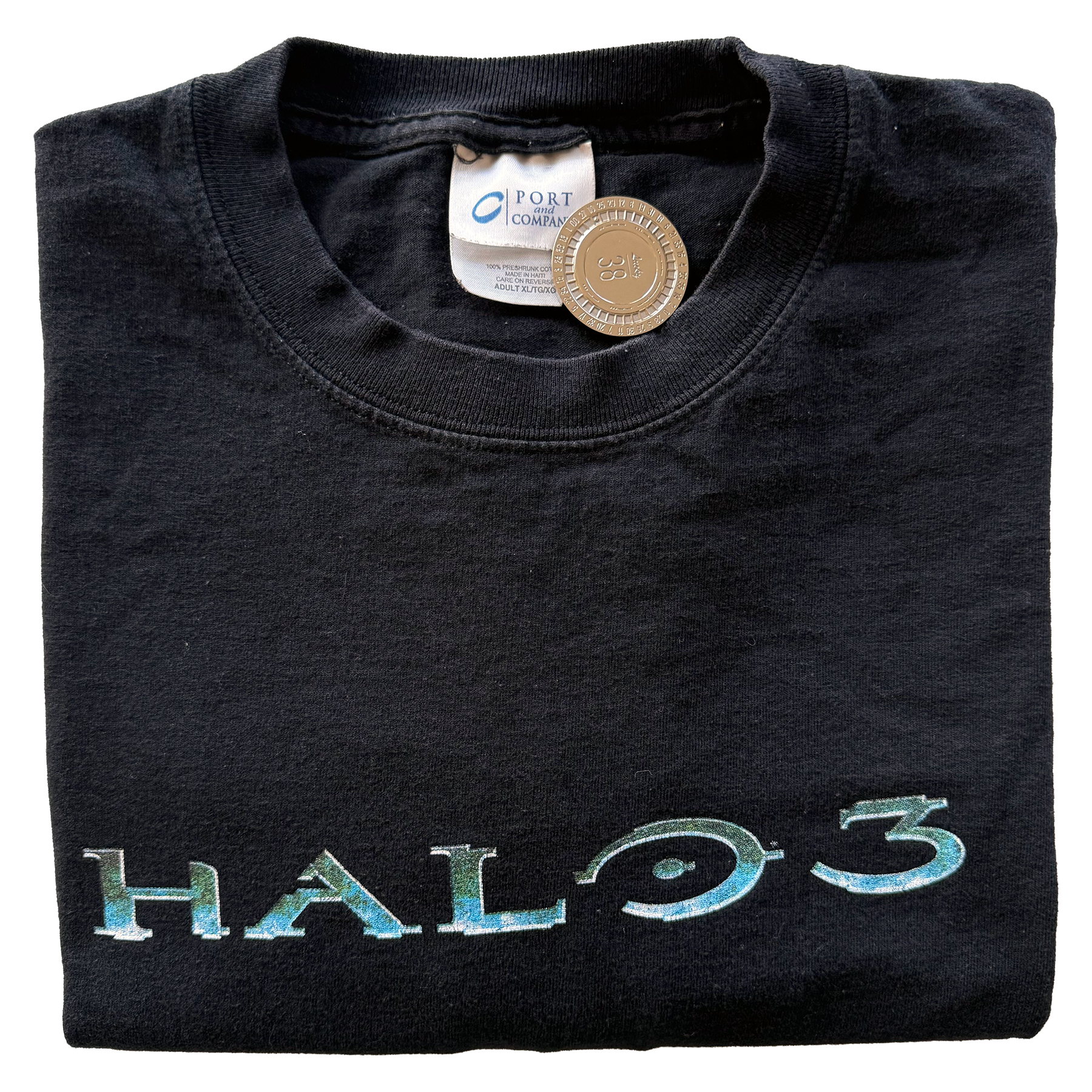 Vintage 2007 Halo 3 Spellout Logo Promo Tee