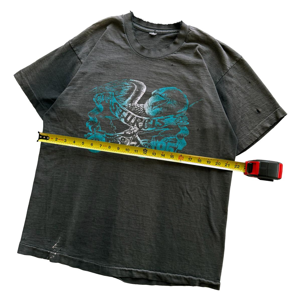 Vintage 1995 Sturgis Black Hills Rally Motorcycle Fader Tee