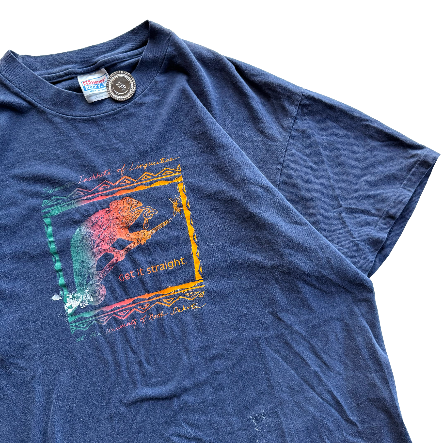 Vintage 1995 Summer Institute of Linguistics Chameleon Tee