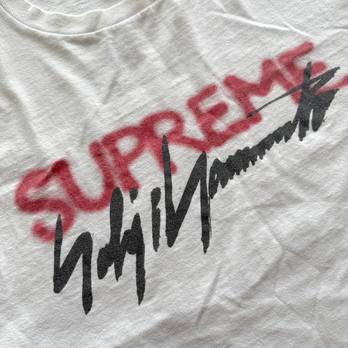Supreme × Yohji Yamamoto FW20 Logo Tee
