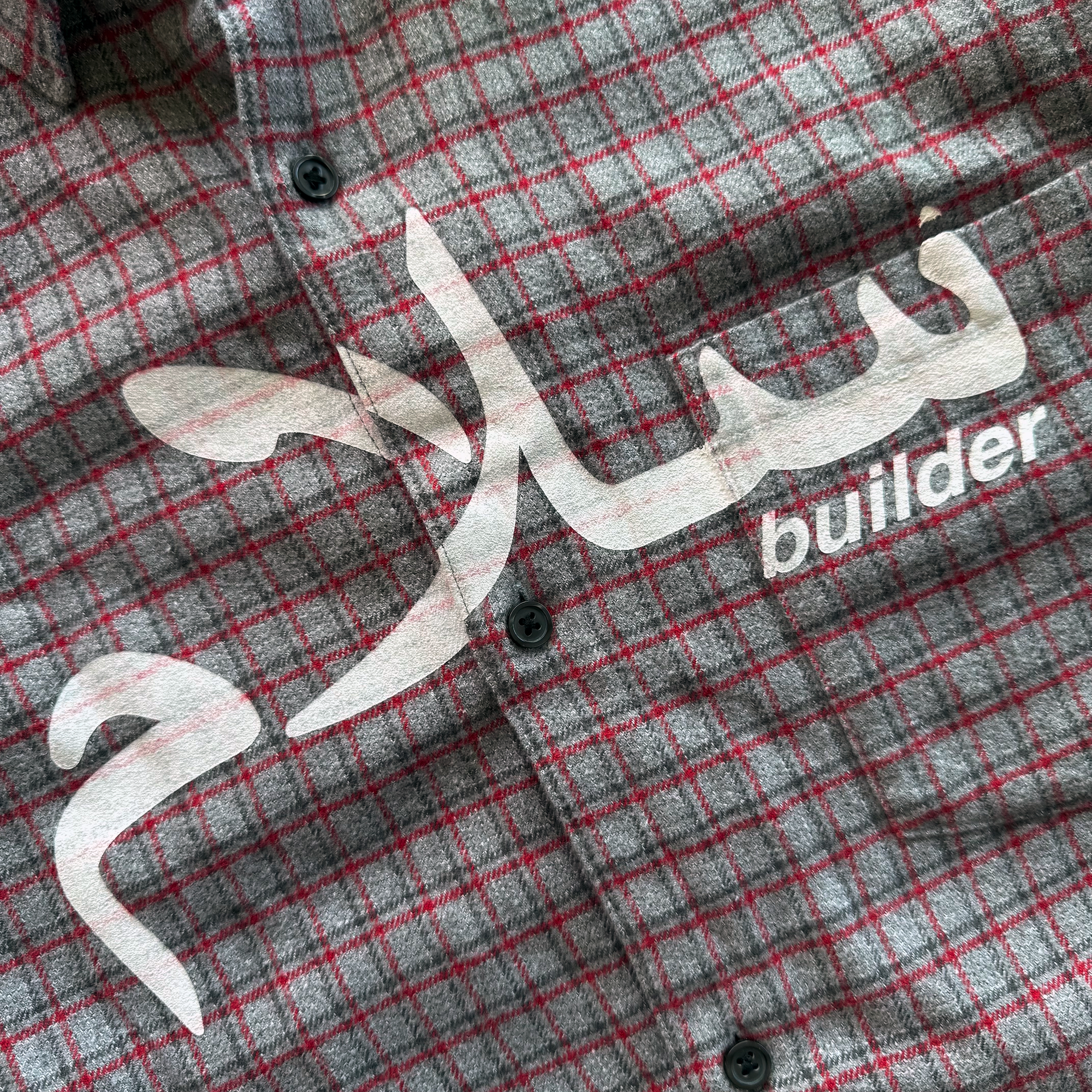 Supreme × Undercover SS23 Arabic Builder Flannel Shirt