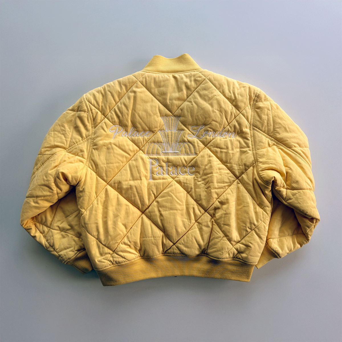 Palace SS21 London Fountain Diamond Quilted Bomber Jacket