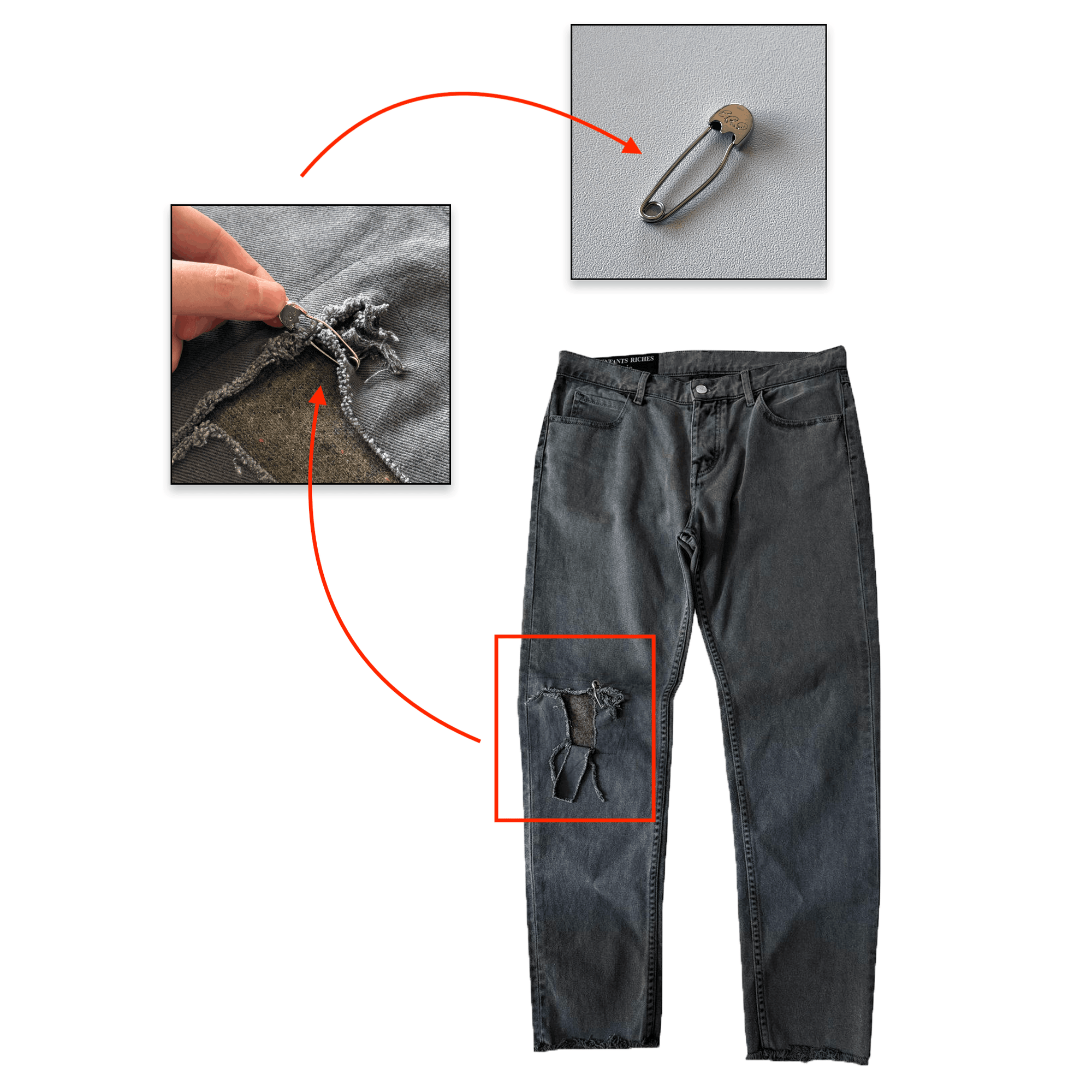 Enfants Riches Deprimes Safety Pin Earring