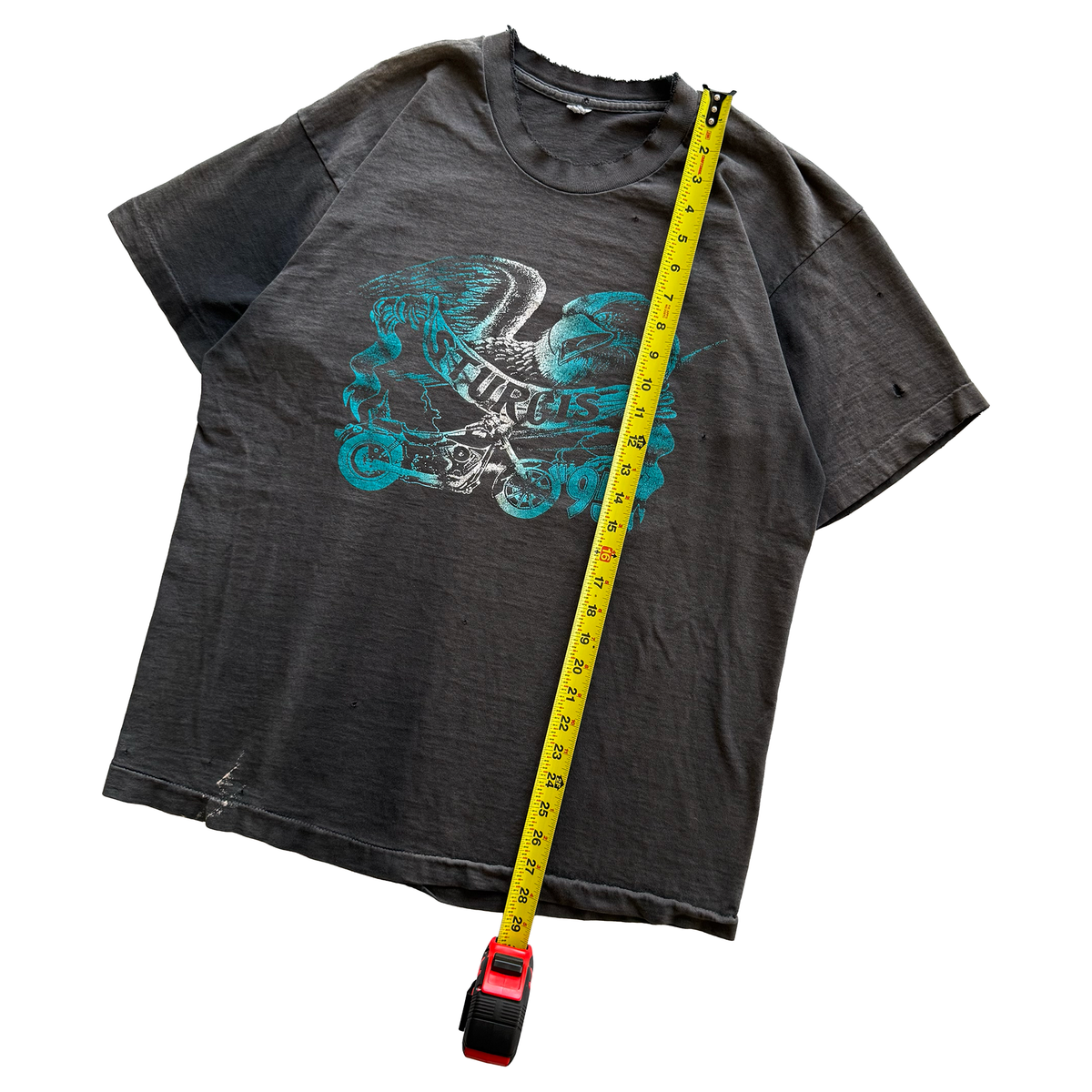 Vintage 1995 Sturgis Black Hills Rally Motorcycle Fader Tee