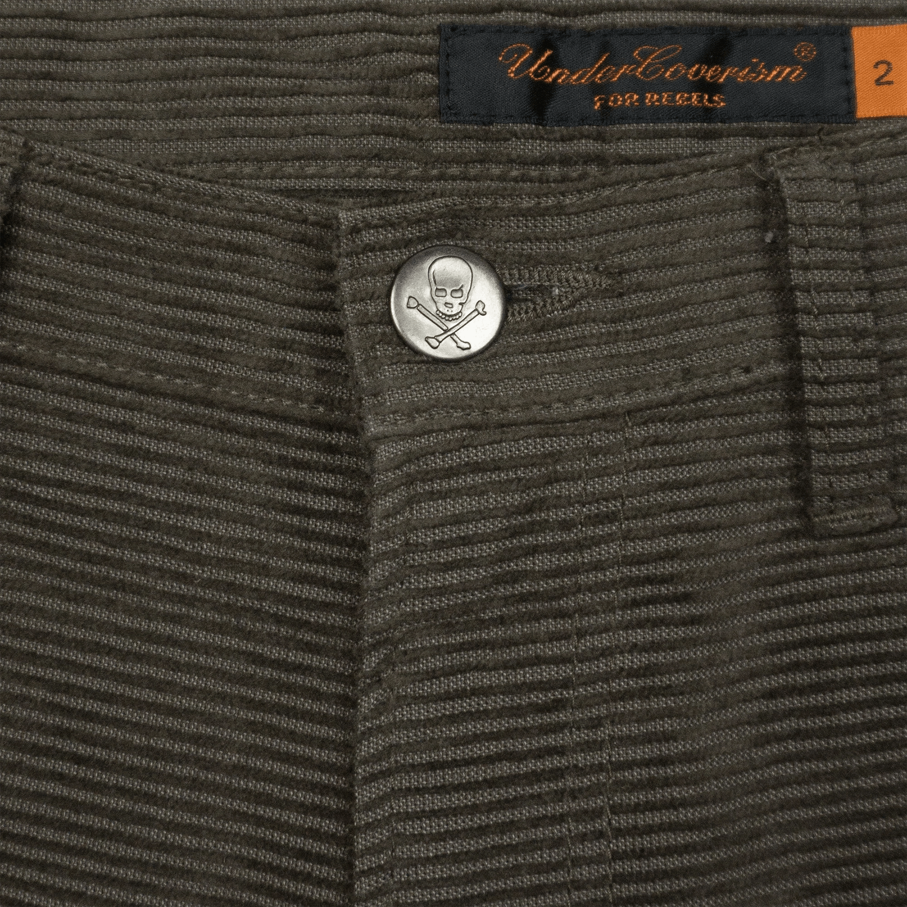 Undercover AW05 Arts and Crafts Horizontal Corduroy Pants