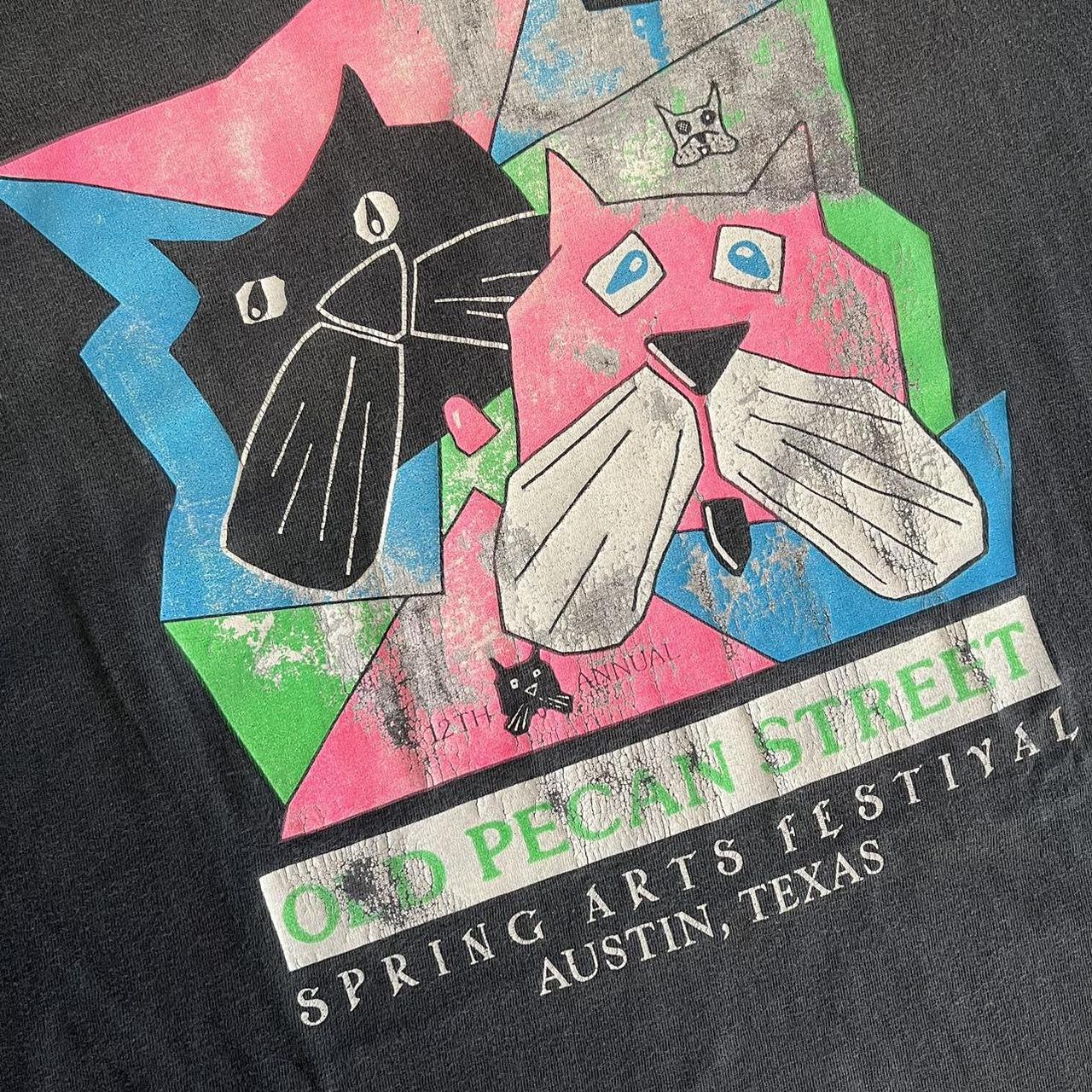 Vintage 1990 Old Pecan Street Spring Arts Festival Tee
