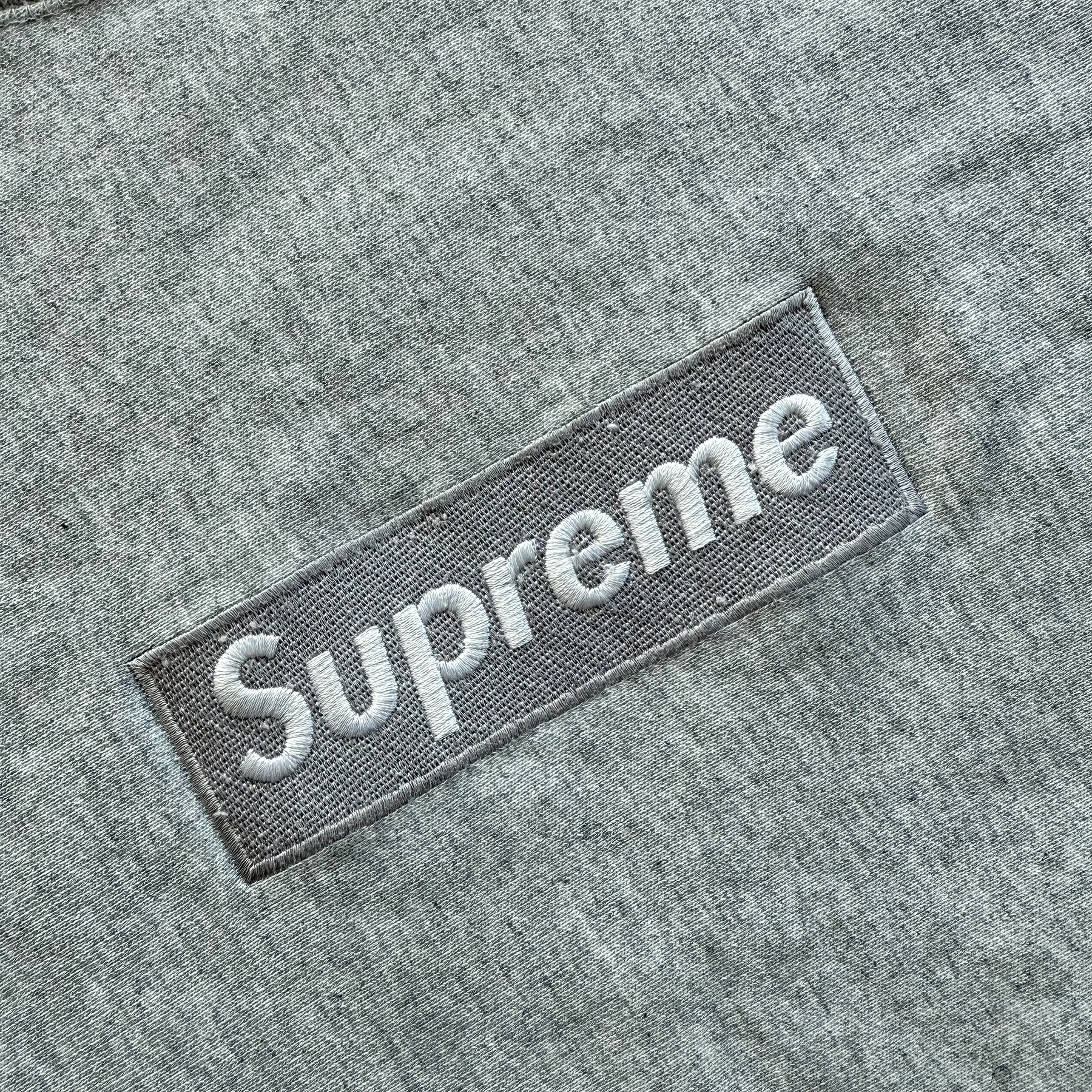 Supreme FW03 Silver Box Logo Crewneck Sweatshirt