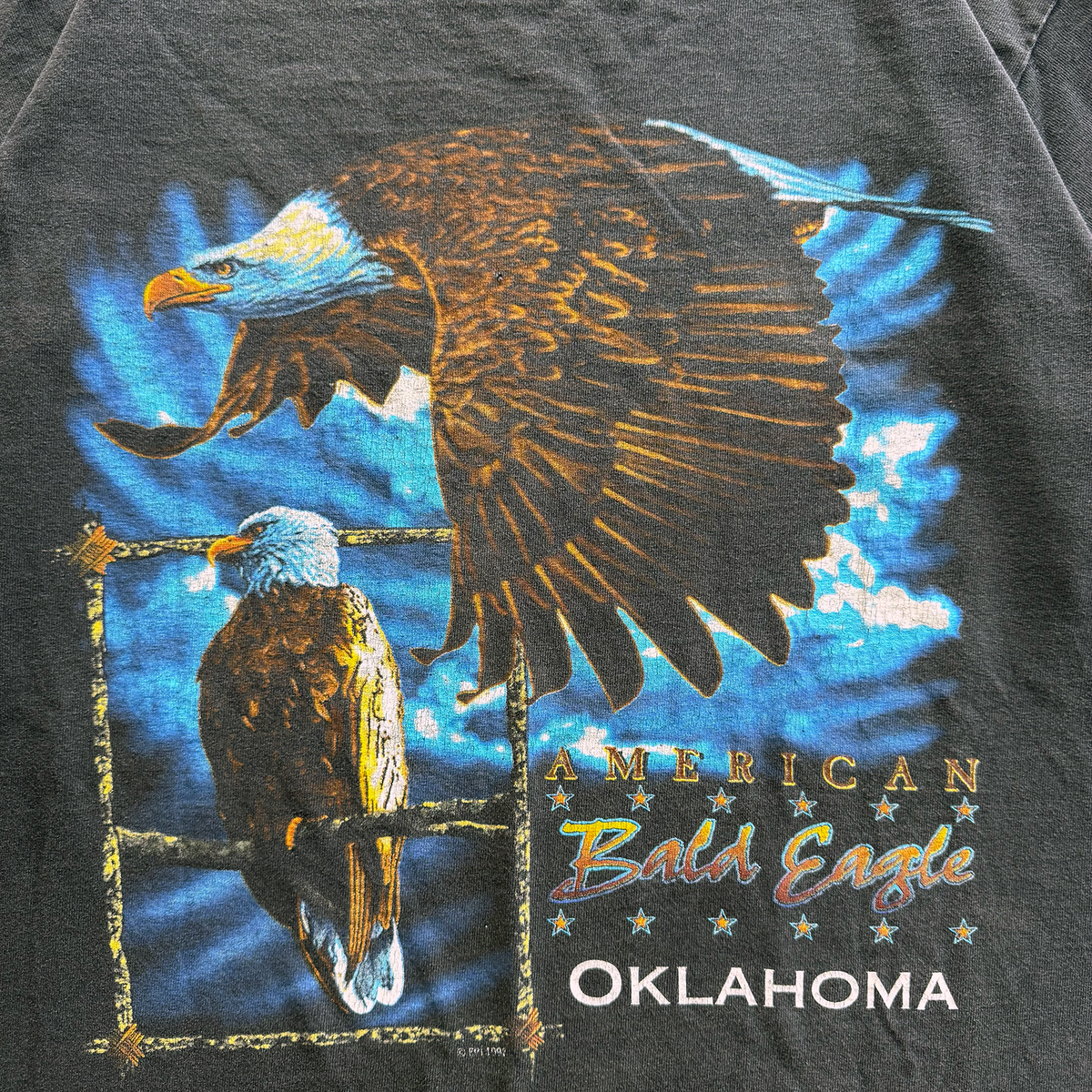 Vintage 1997 American Bald Eagle USA Fader Tee