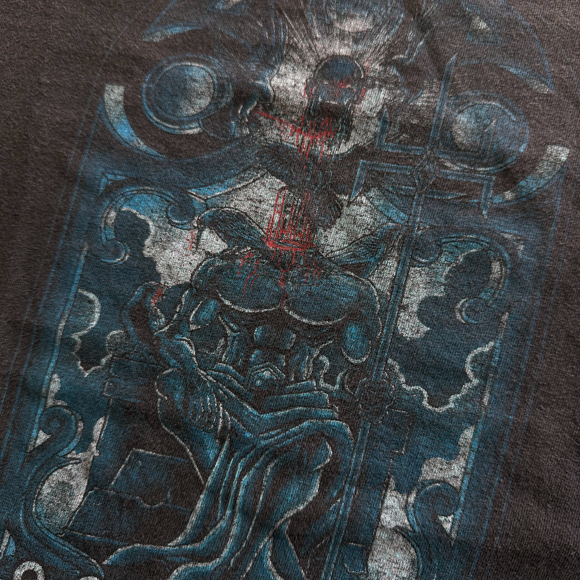 Vintage 2000s Malphas Black Metal Band Tee