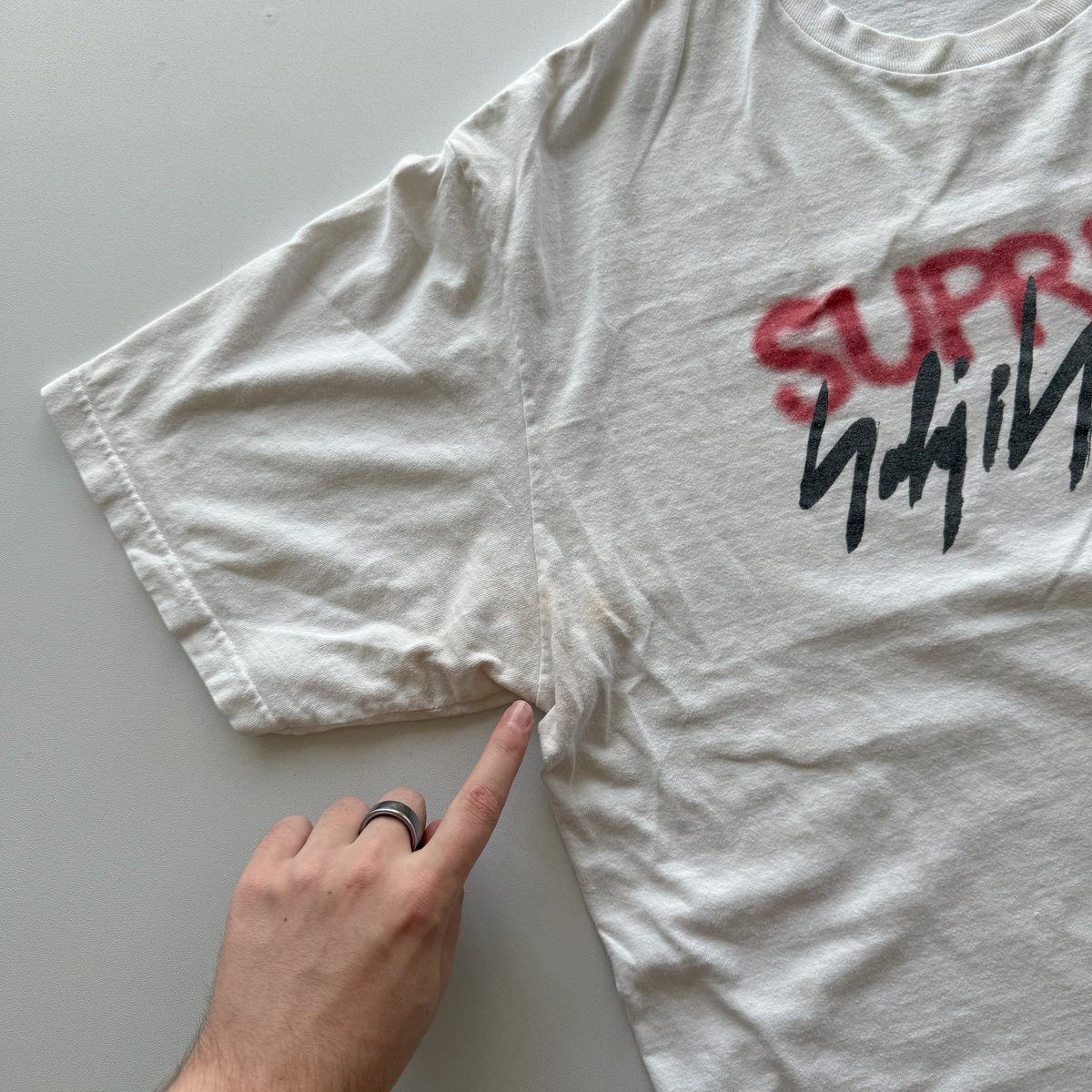 Supreme × Yohji Yamamoto FW20 Logo Tee